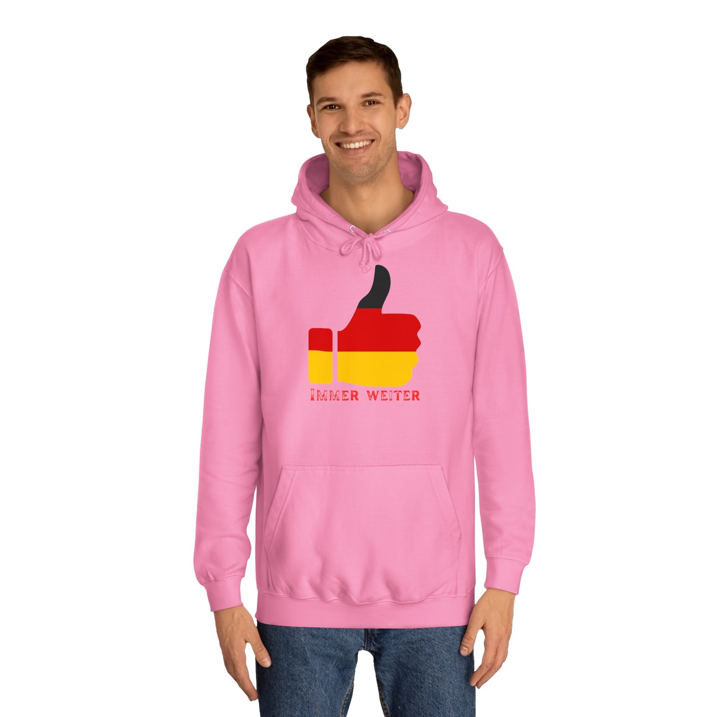 Immer Weiter für Team Deutschland auf Unisex Hoodies -  Beidseitig bedruckt