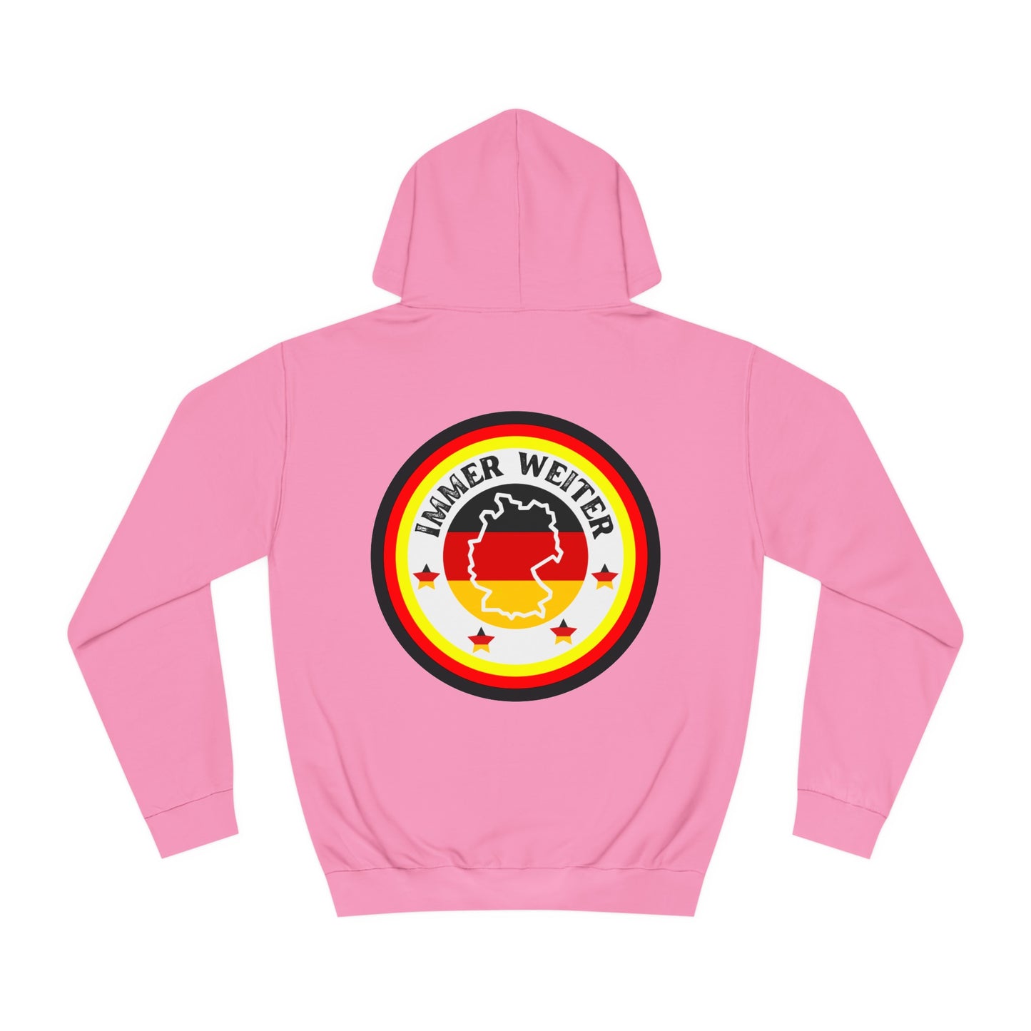 Einfach für Deutschland stehen -   Immer witer - Hochwertige Unisex-Kapuzenpullover - Beidseitig