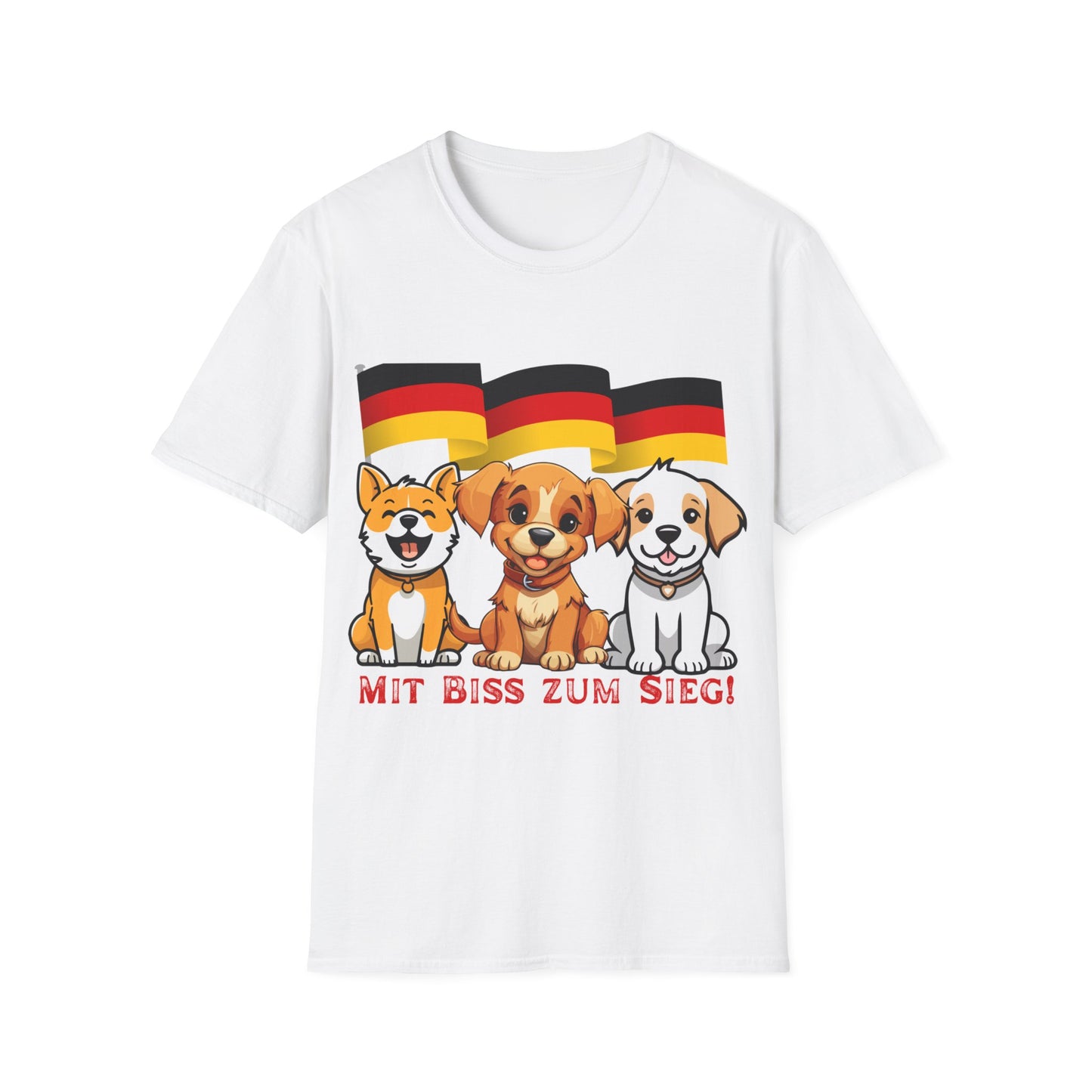 Deutsche Hunde für die Nationalmannschaft, Fußballfan Unisex T-Shirts