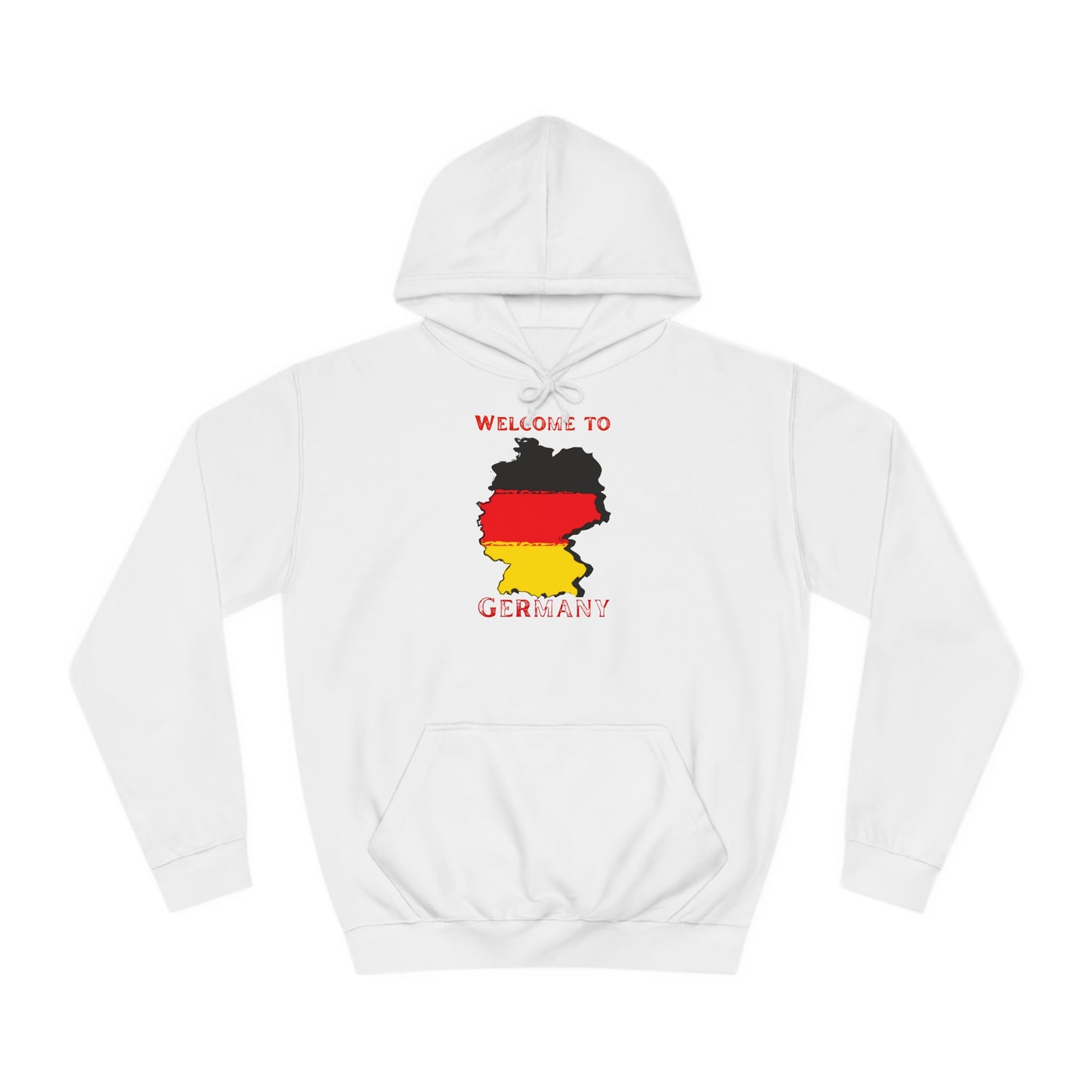 Welcome to Germany - Willkommen in Deutschland  -  Beidseitig bedruckt auf Unisex Hoodies