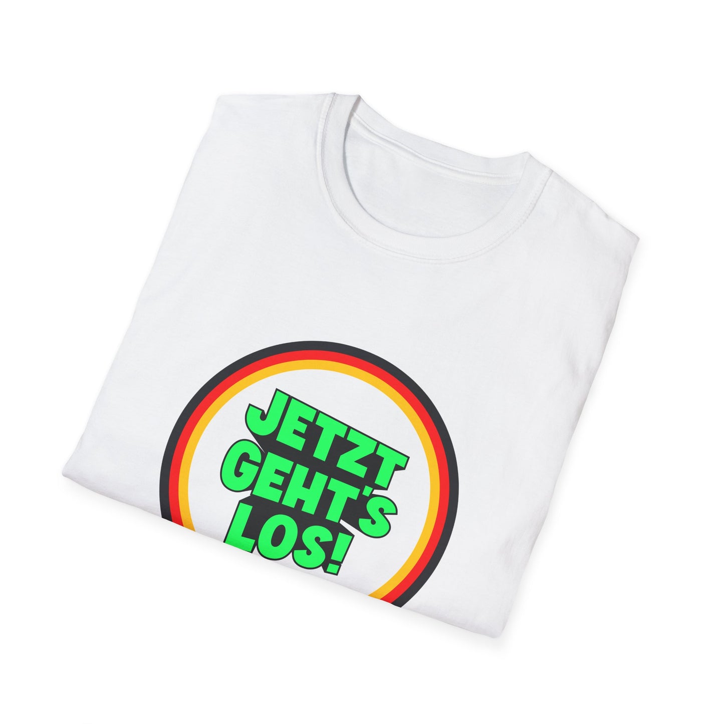 Jetzt geht's los! für die deutsche Nationalmannschaft auf Unisex T-Shirts