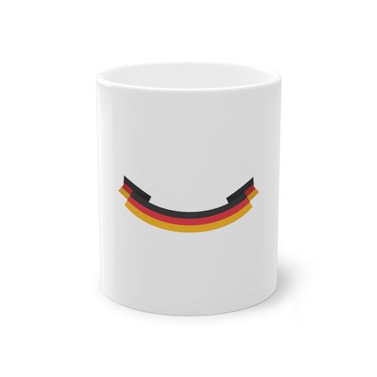 Deutsches Motivdesign - auf Kaffeetasse, Teetasse bedruckt - Farbe: weiß, Standardtasse, groß 11 Unzen