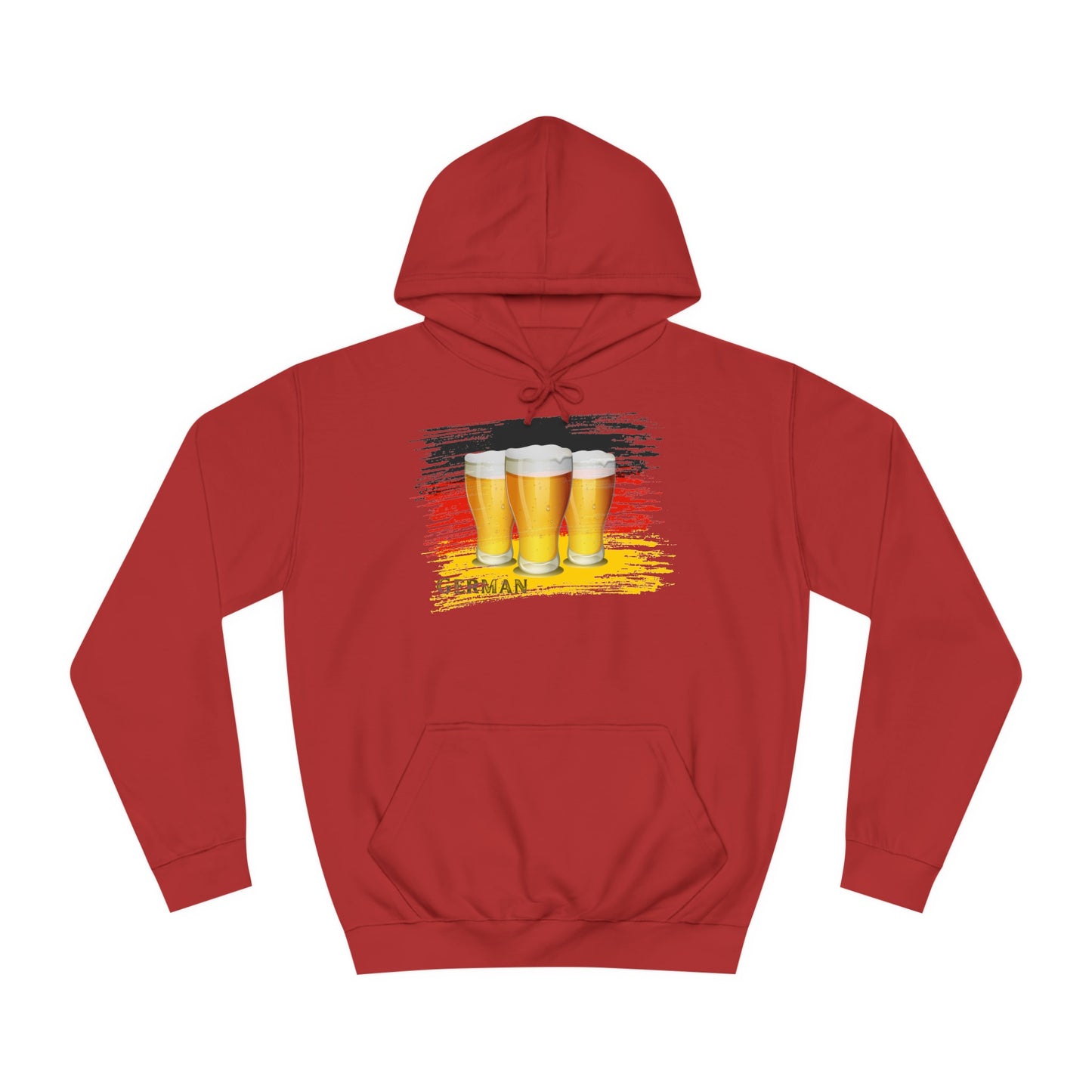 Bier Fans für Deutschland -  auf Unisex Hoodies beidseitig bedruckt