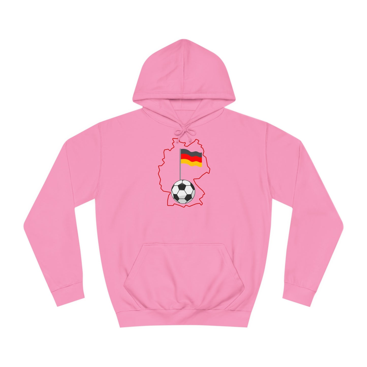 Erleben Sie die Schönheit und Leidenschaft des Fußballs in Deutschland - Beidseitig bedruckt - Hochwertige Unisex-Kapuzenpullover