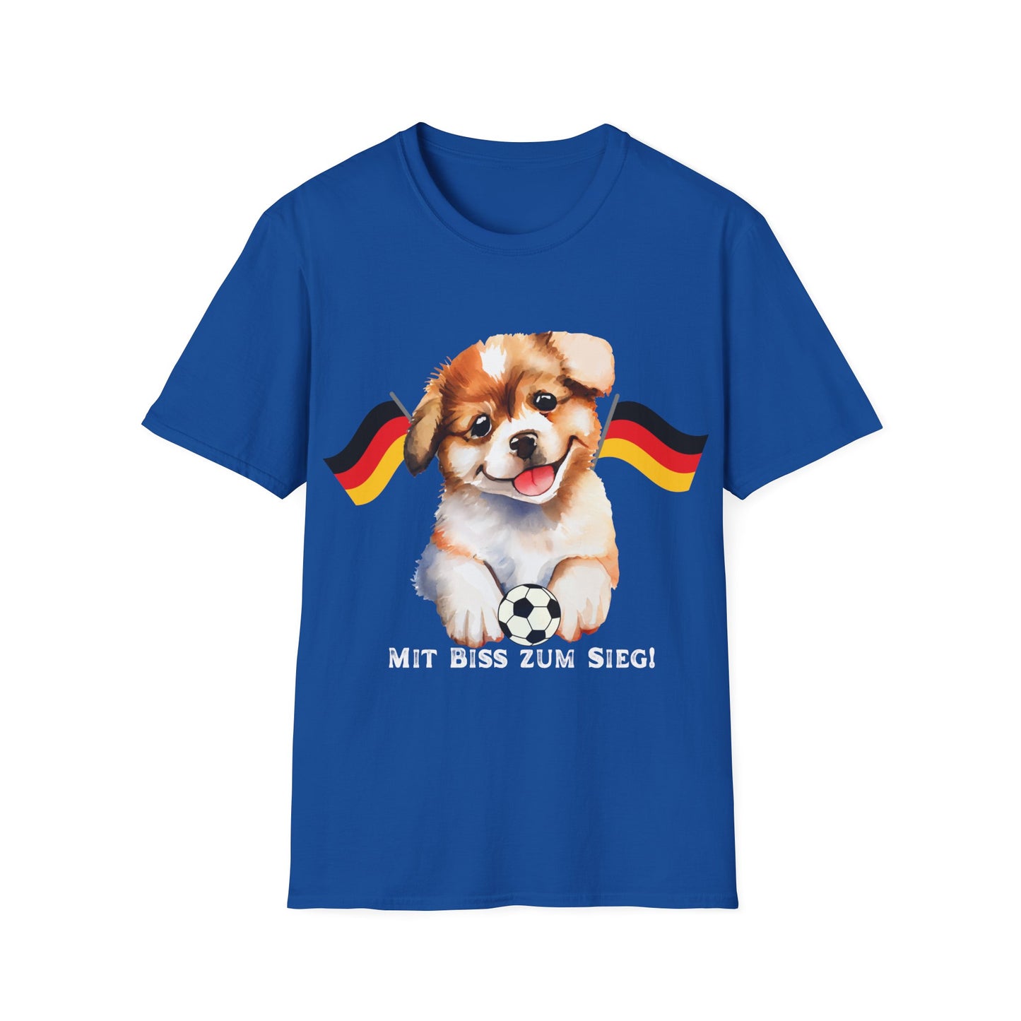 Deutsche Hunde für die Nationalmannschaft, Fußballfan T-Shirts, Flagge, Fanmotivtrikot, Fan Unisex T-Shirt, Tore, EM 2024, German soccer