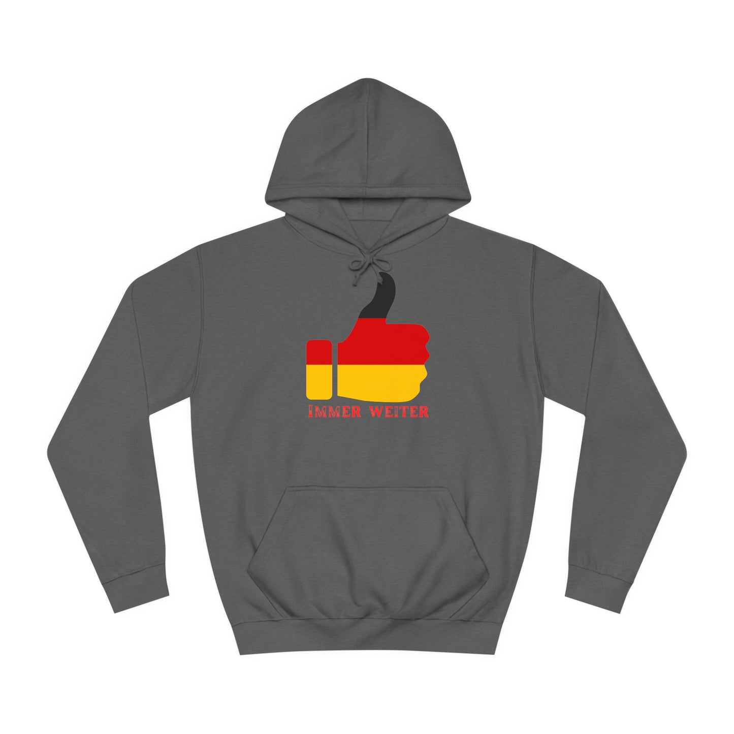 Immer Weiter für Team Deutschland auf Unisex Hoodies -  Beidseitig bedruckt