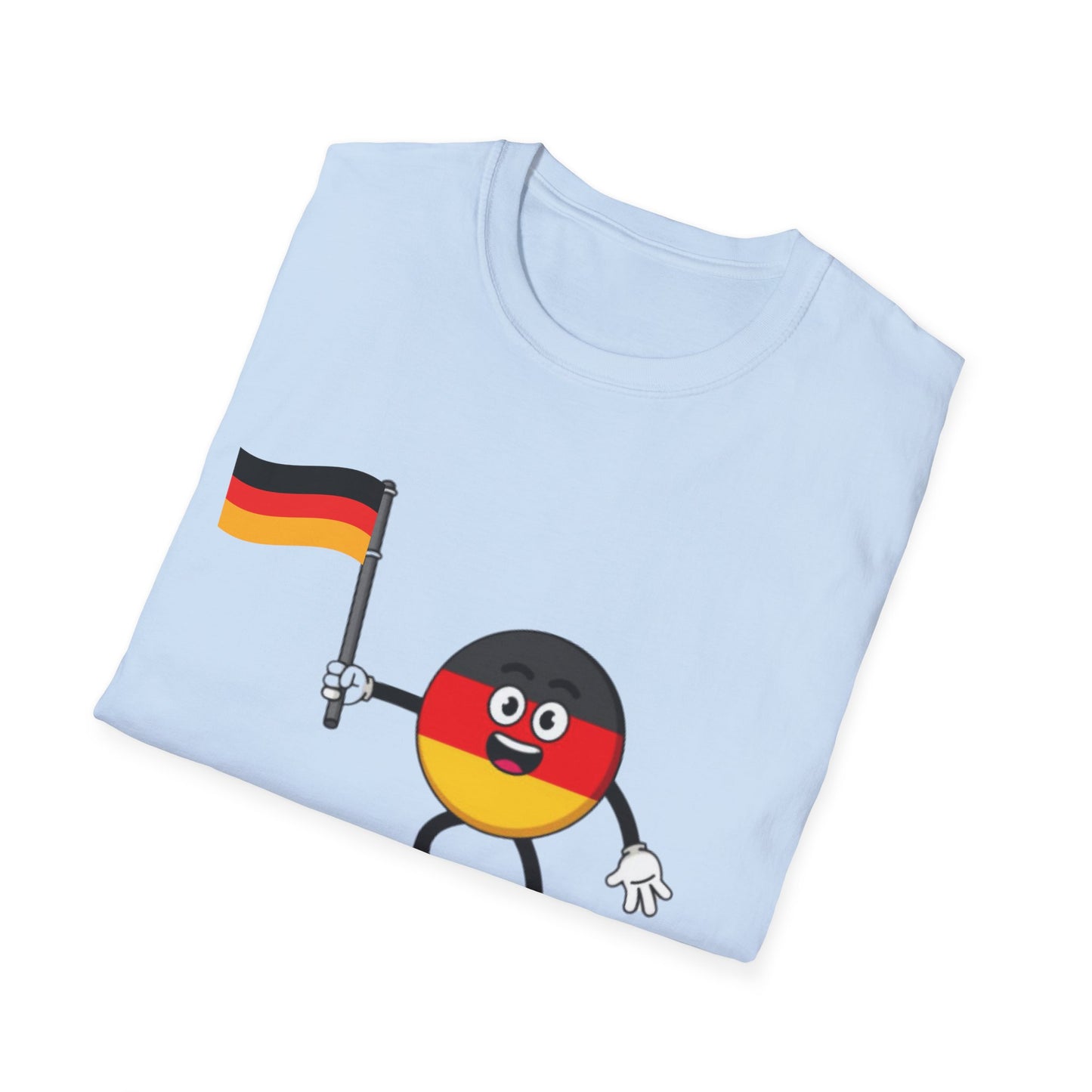 Allez deutsche Nationalmannschaft - Fußballfan Unisex T-Shirts, Deutsche Flagge, Fanmotivtrikot