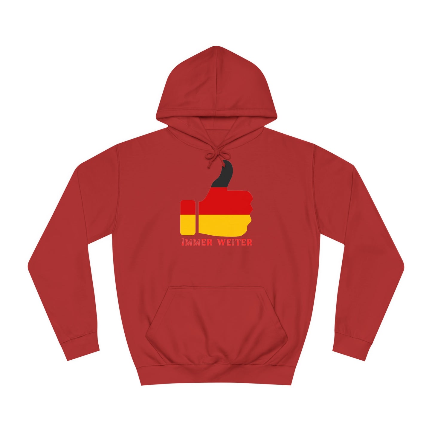 Immer Weiter für Team Deutschland auf Unisex Hoodies -  Beidseitig bedruckt