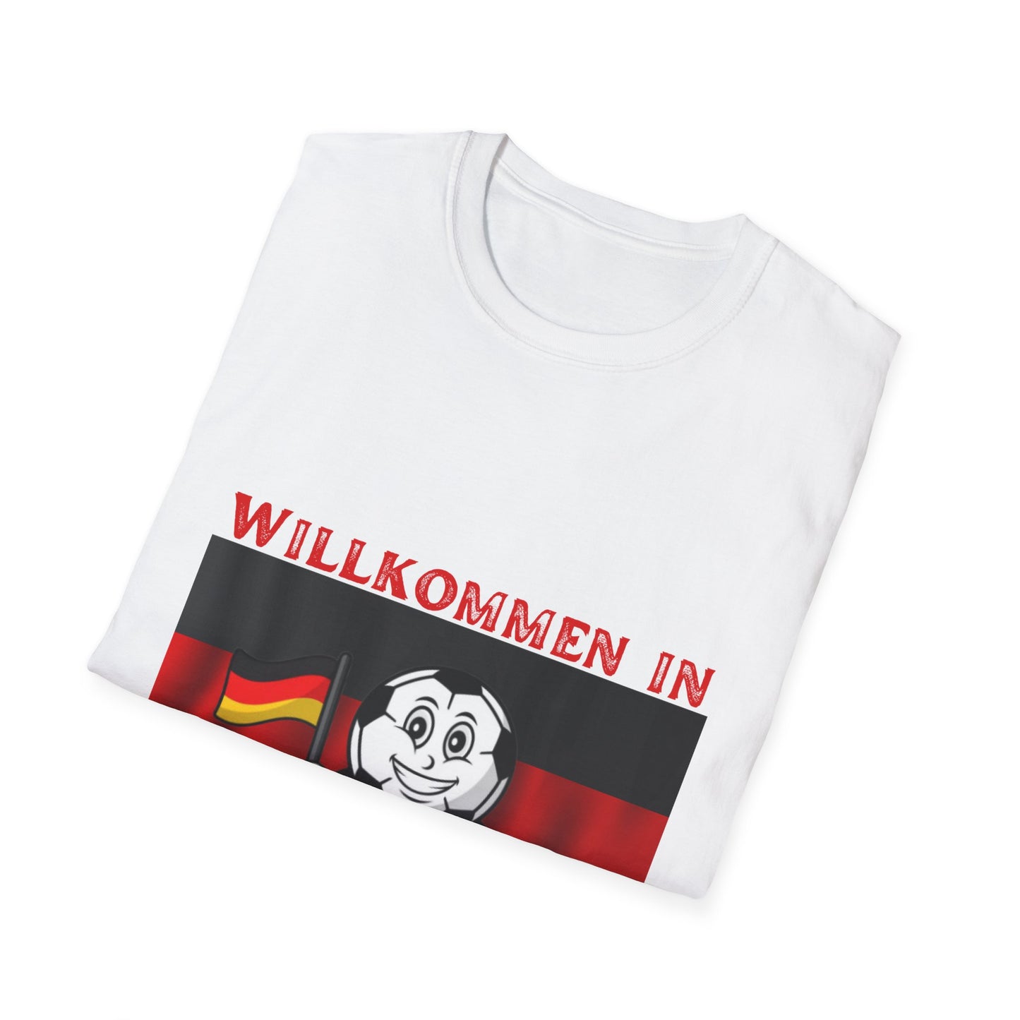 Willkommen in Deutschland: Wo Fußball zur Leidenschaft wird, Unisex T-Shirt