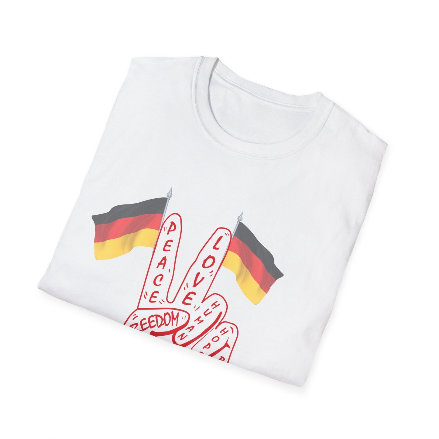 Deutschland für peace - Unisex T-Shirt nur für Frieden