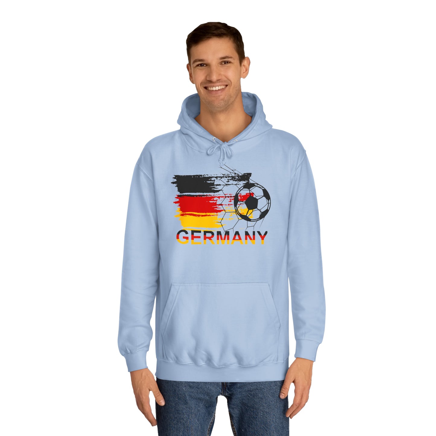 Deutsche Fußball Mannschaft Fan Unisex Hoodies - Beide Seiten gedruckt