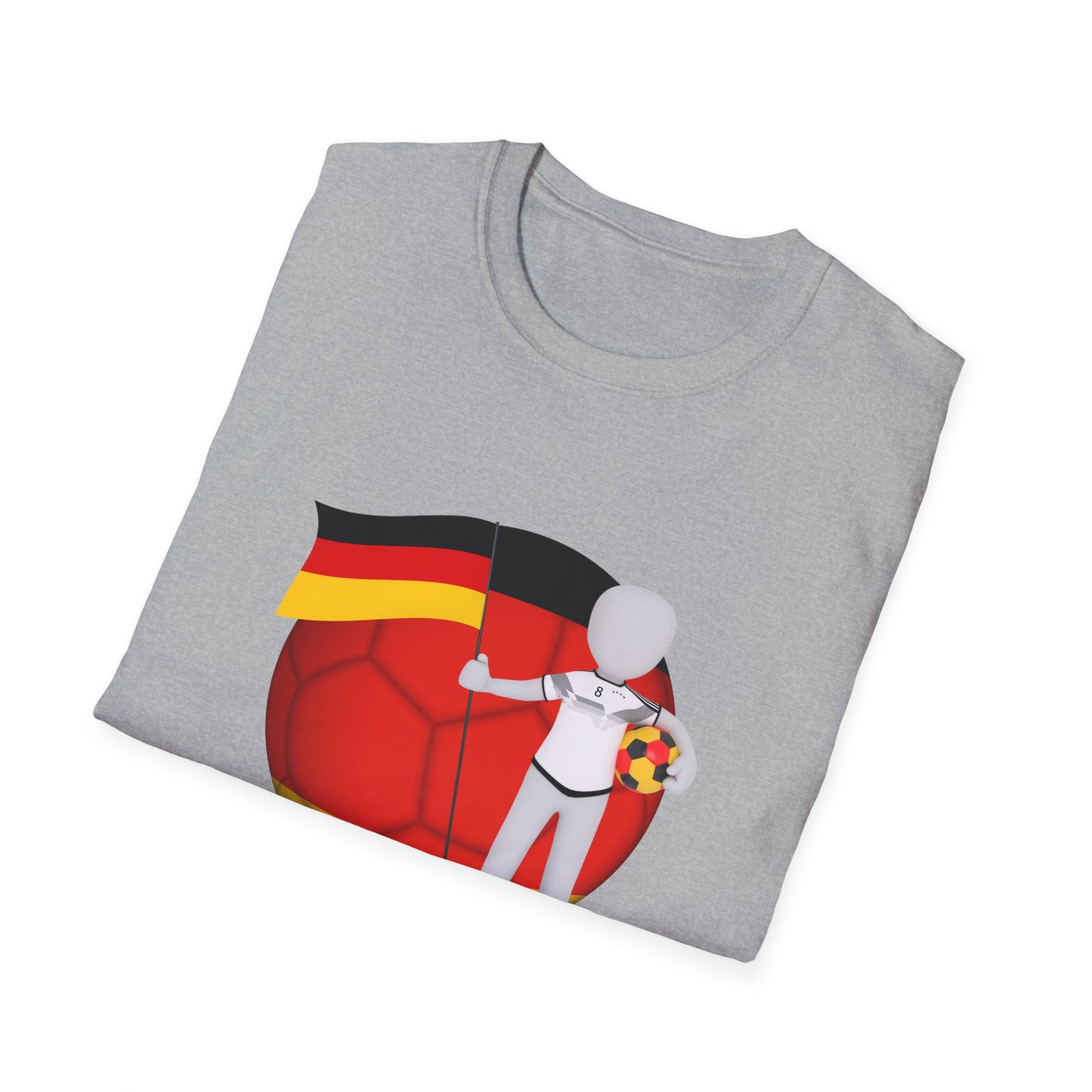 Beste Unisex T-Shirt-Motive für Fußballfans, Echte Fanbekleidung mit deutscher Fußballleidenschaft, Nationalmannschaft-Fantrikot,