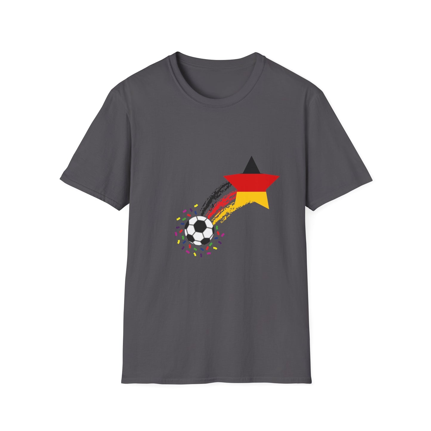 Deutsche Nationalmannschaft Fußballfan T-Shirts, Verschiede Designs, Unisex T-Shirt, Fanmotivtrikot, EM UEFA 2024 Siege, German Soccer Star