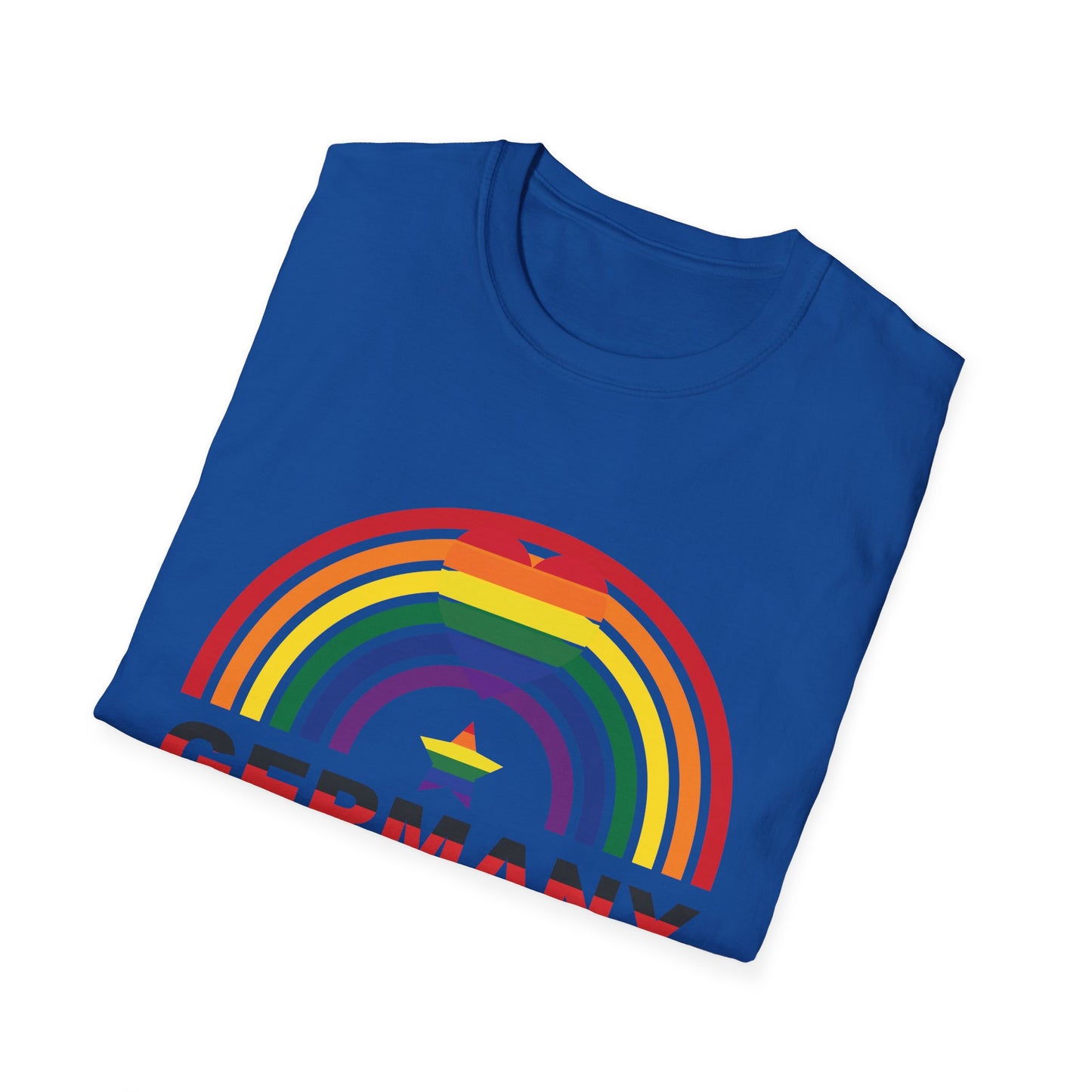 Regenbogen Deutschland - Deutsche Sterne auf einzigartige Unisex T-Shirt