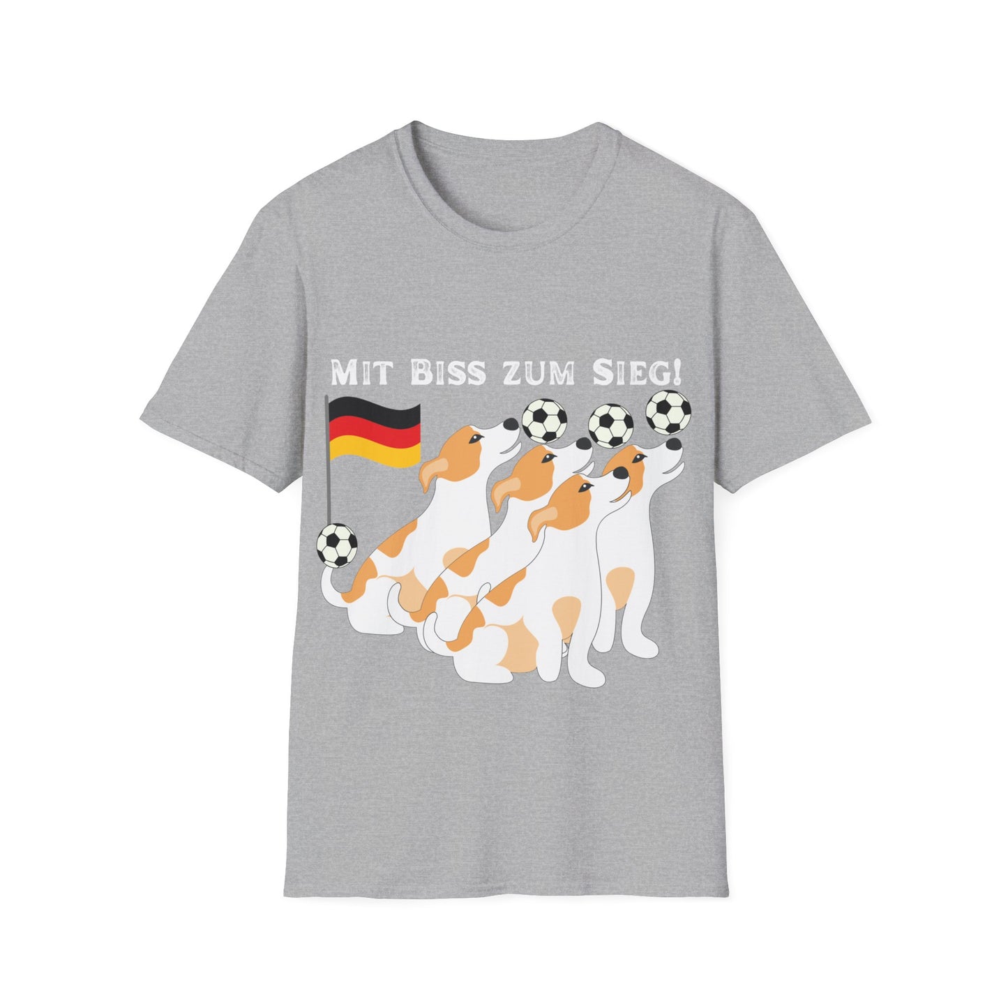 Deutsche Hunde für die Nationalmannschaft mit vielen Toren, Unisex T-Shirt