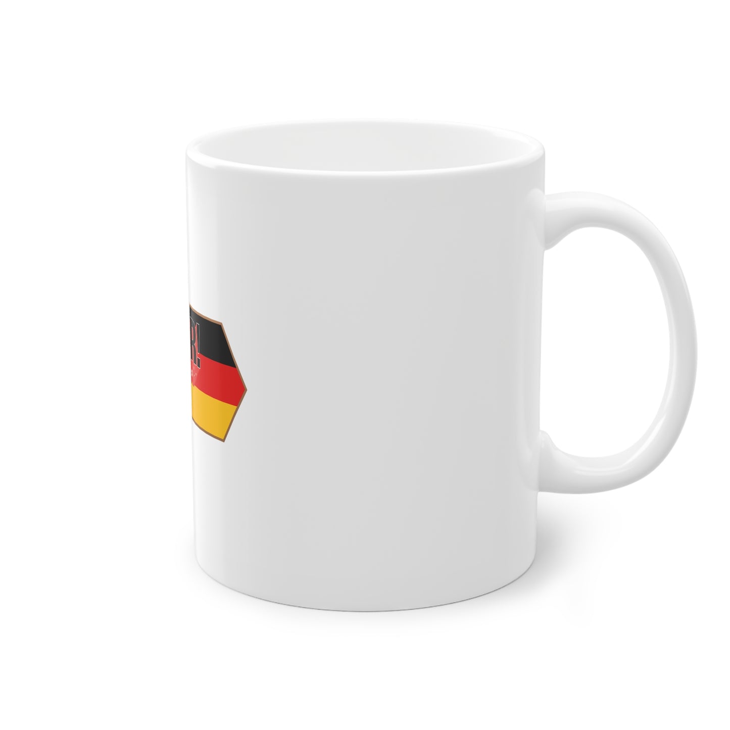 Tor für Deutschland auf Kaffeetassen bedruckt - Farbe: weiß, Standardtasse, groß 11 Unzen