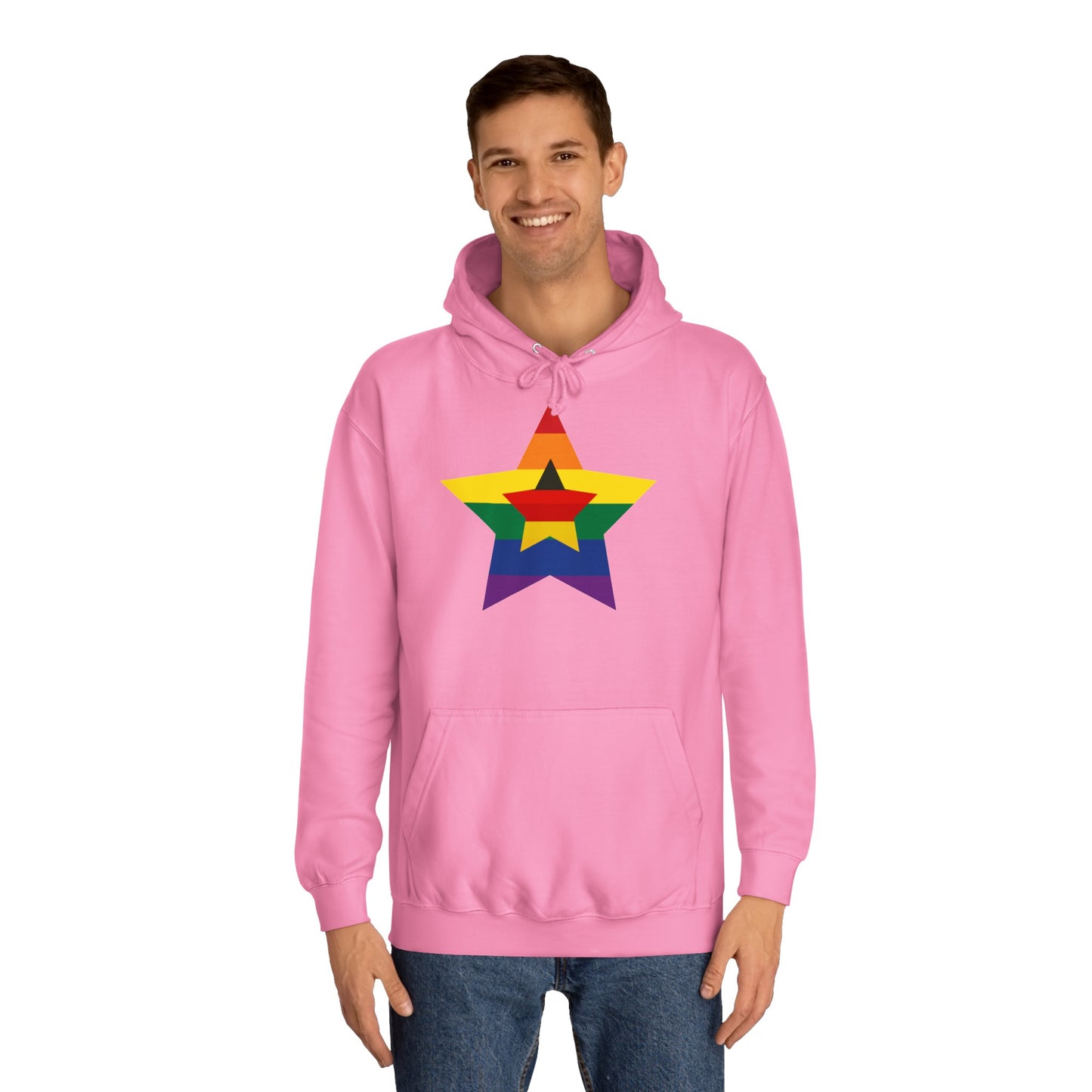 Hochwertige Hoodies - Regenbogen Deutschland - Beide Seiten gedruckt