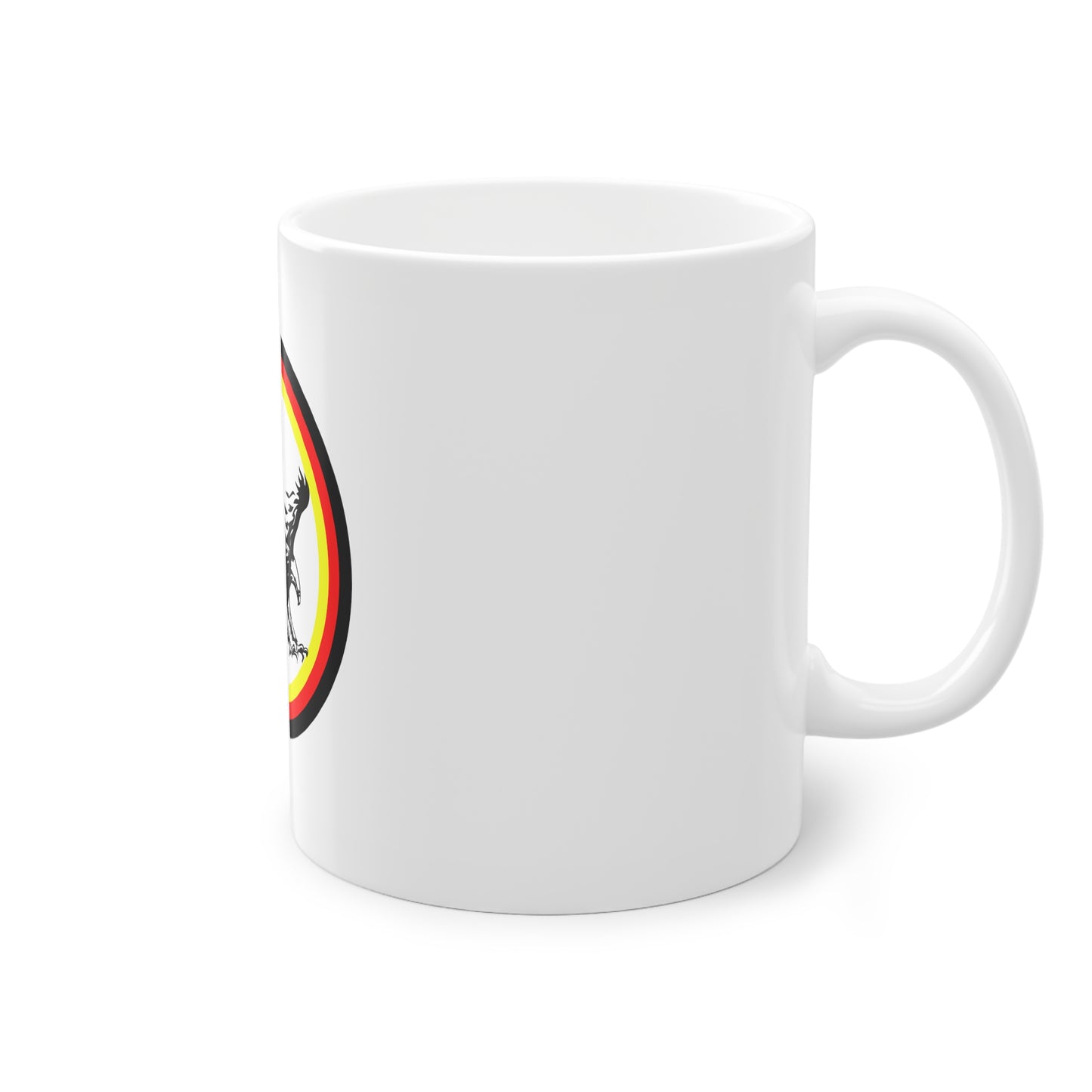 Fliegener Adler Kaffeetasse, Teetasse für jeden Tag, Farbe: weiß, Standardtasse, groß 11 Unzen, bedruckt