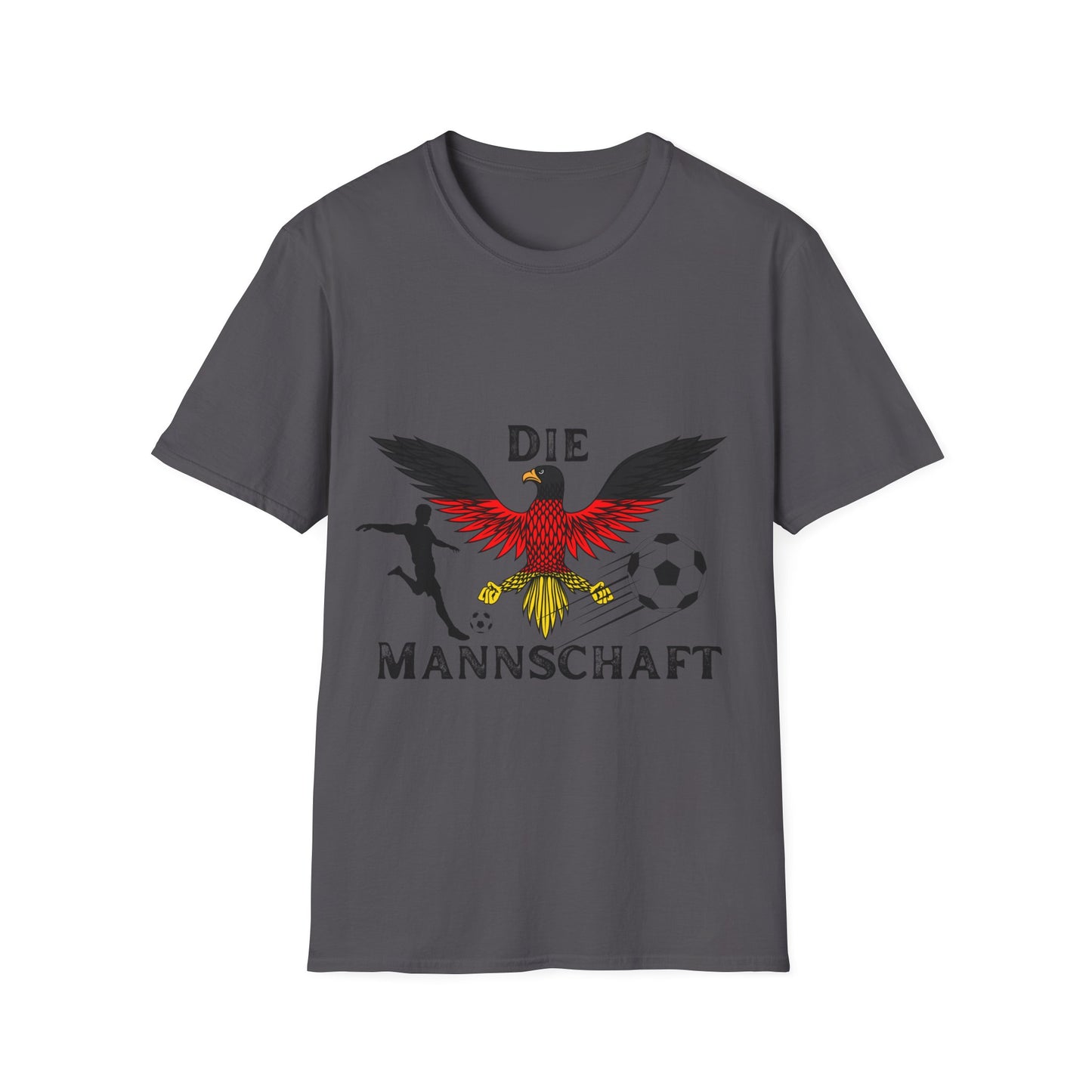 Die Mannschaft, Unisex T-Shirt mit Adler, Beste Qualität für alle Fußballfans