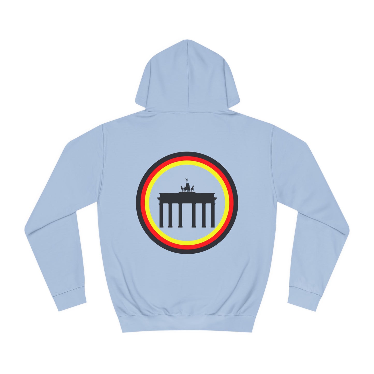 Brandenburger Tor auf Unisex-College-Hoodie, Kapuzenpullover,  beidseitig bedruckt