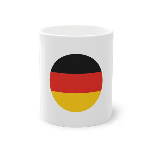 Deutsche MotivDesign - auf Kaffeetasse, Teetasse bedruckt - Farbe: weiß, Standardtasse, groß 11 Unzen