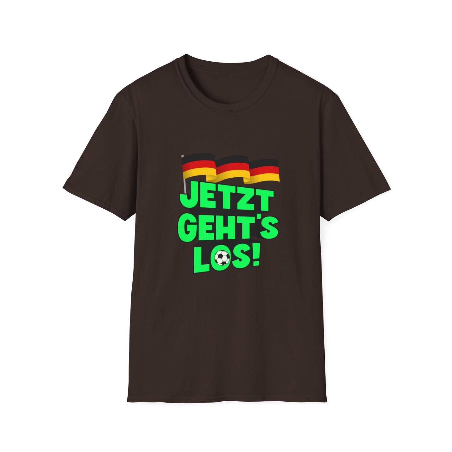 Jetzt geht's los, Fußball - Unisex T-Shirts, Made in Germany Fashion, Best Quality T-Shirts