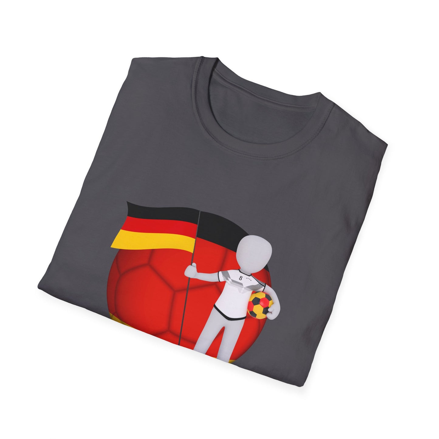 Beste Unisex T-Shirt-Motive für Fußballfans, Echte Fanbekleidung mit deutscher Fußballleidenschaft, Nationalmannschaft-Fantrikot,