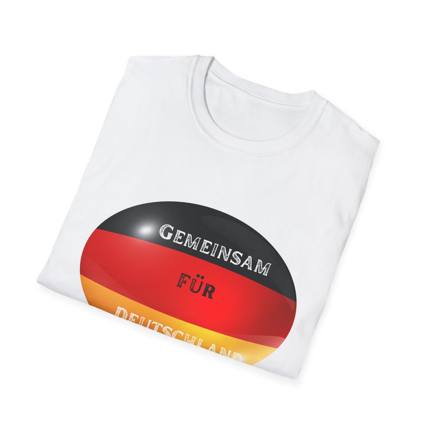 Fußballfan Unisex T-Shirts - Gemeinsam für Deutschland - Allez Team Germany!