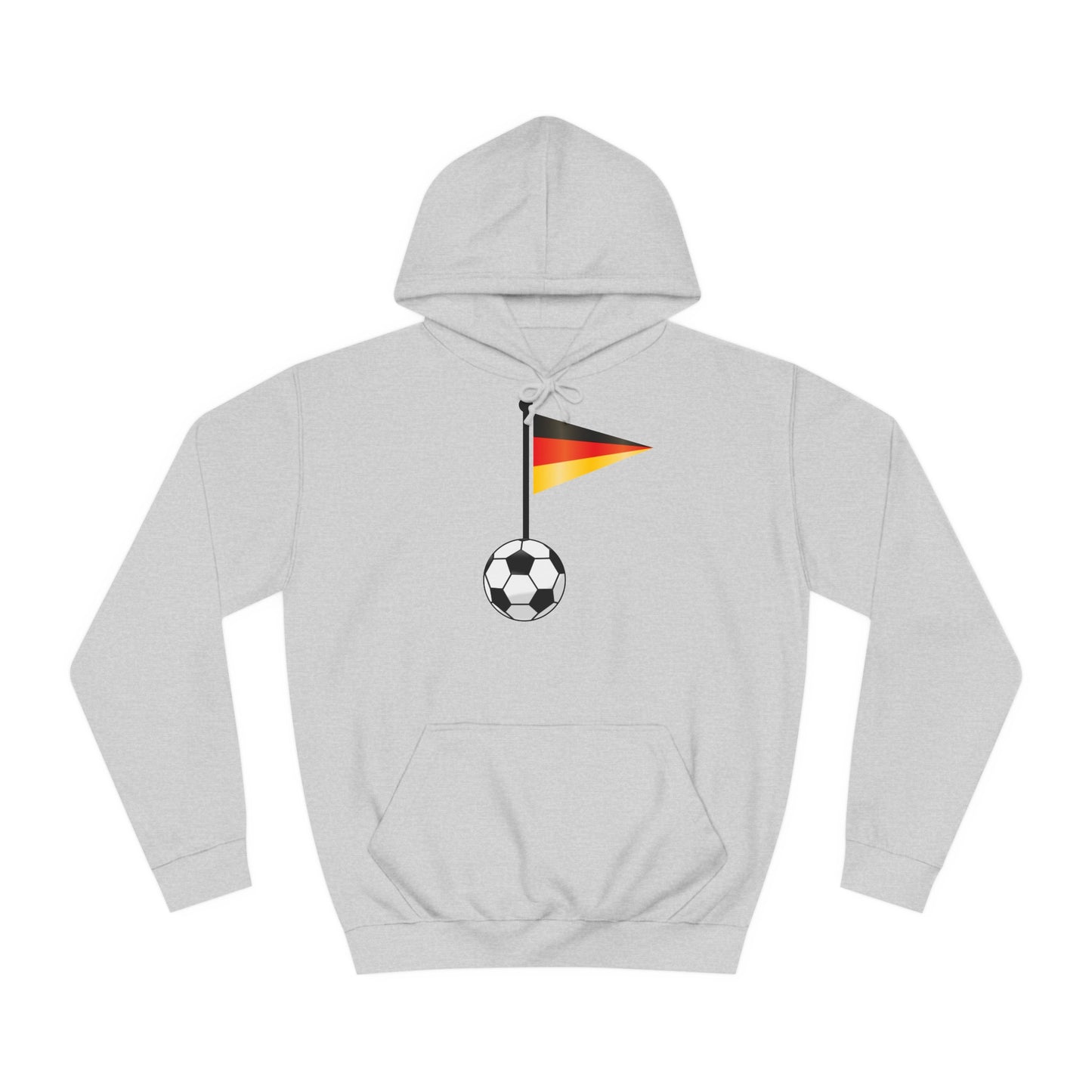 Einfach für Deutschland stehen -   Immer witer - Hochwertige Unisex-Kapuzenpullover - Beidseitig