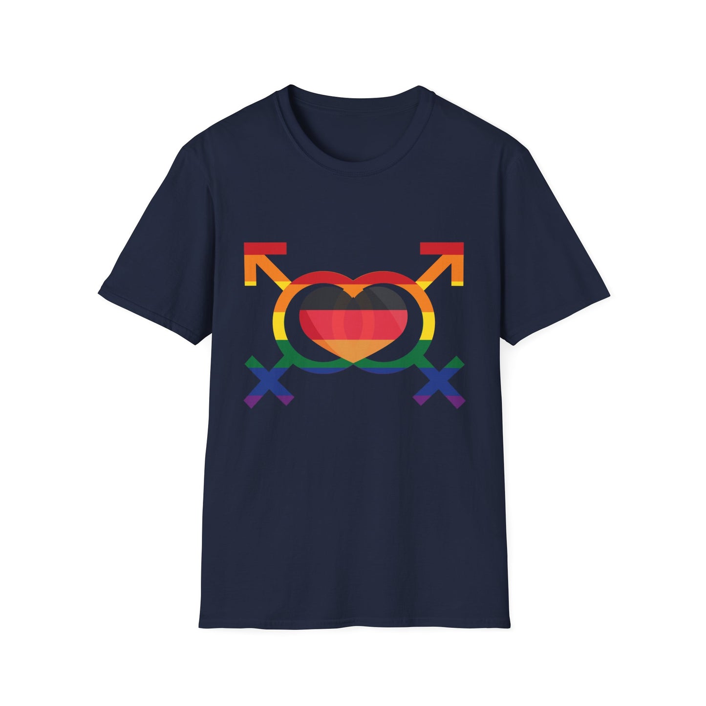 Regenbogenzauber, Einzigartige  Unisex T-Shirt Designs für alle! Farbenfrohe Eleganz, Mit lebendigen Rainbow-Motiven, All genders