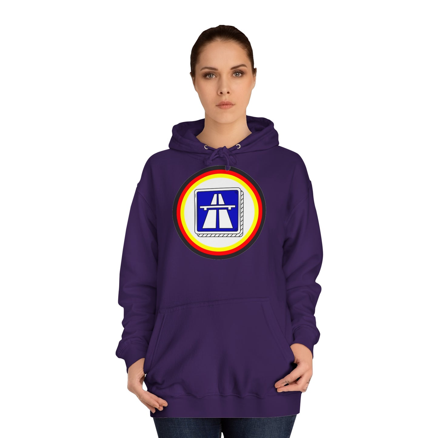 Hochwertige Unisex Hoodies für Autobahnfans