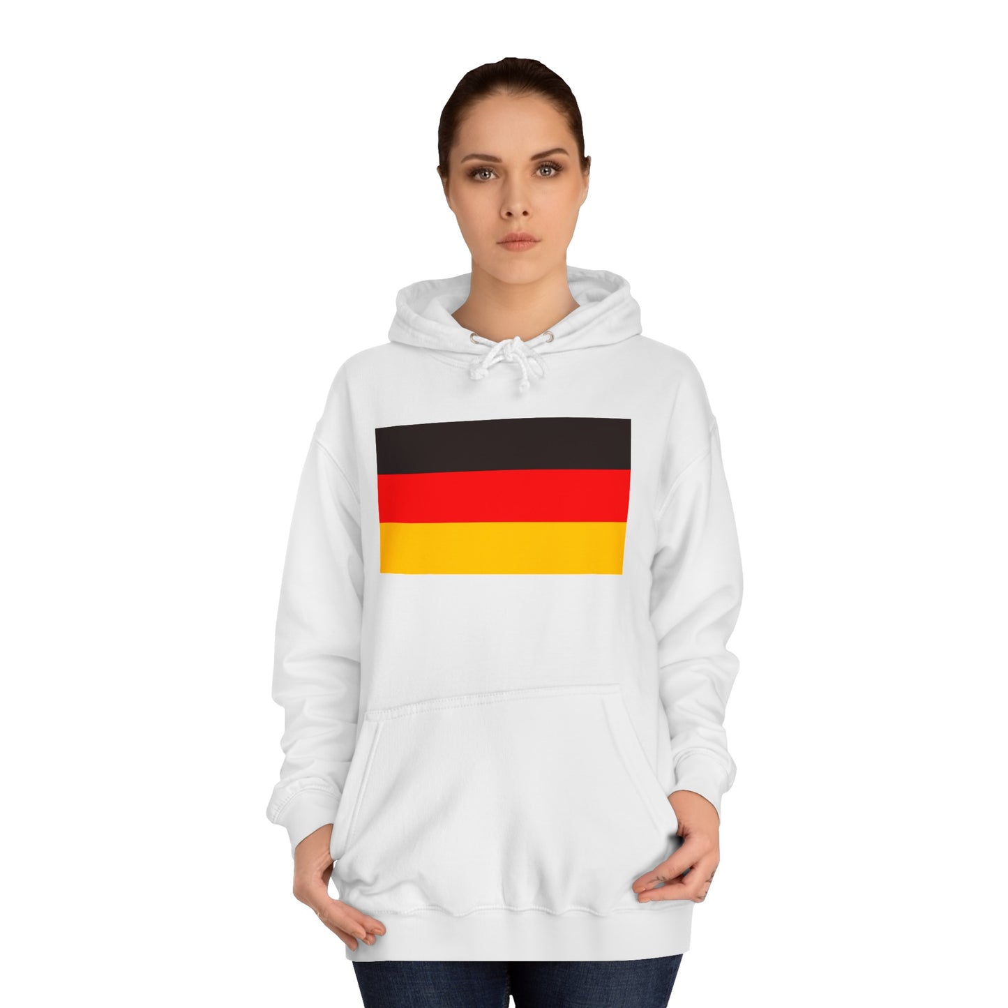 Hochwertige Unisex-Hoodies mit gedruckter deutscher Flagge