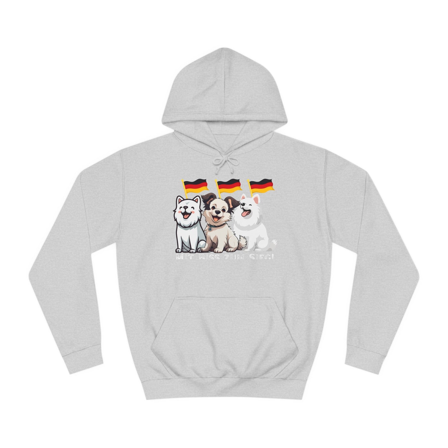 Deutsche Welpen als beste Fans aller Zeiten -  gedruckt auf hochwertigen Hoodies.