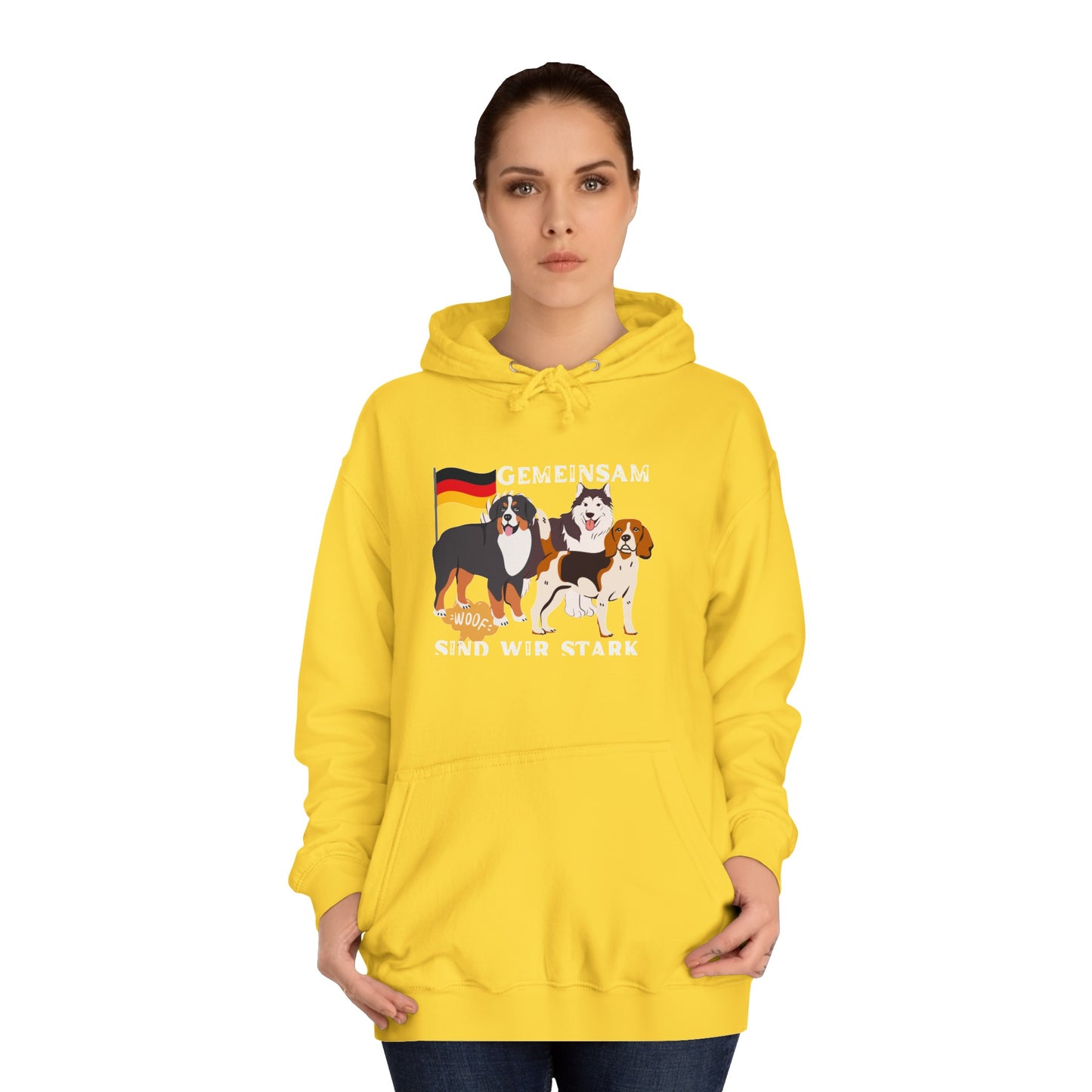 Deutsche Hunde als beste Fans aller Zeiten! - Gedruckt auf Hoodies von bester Qualität.