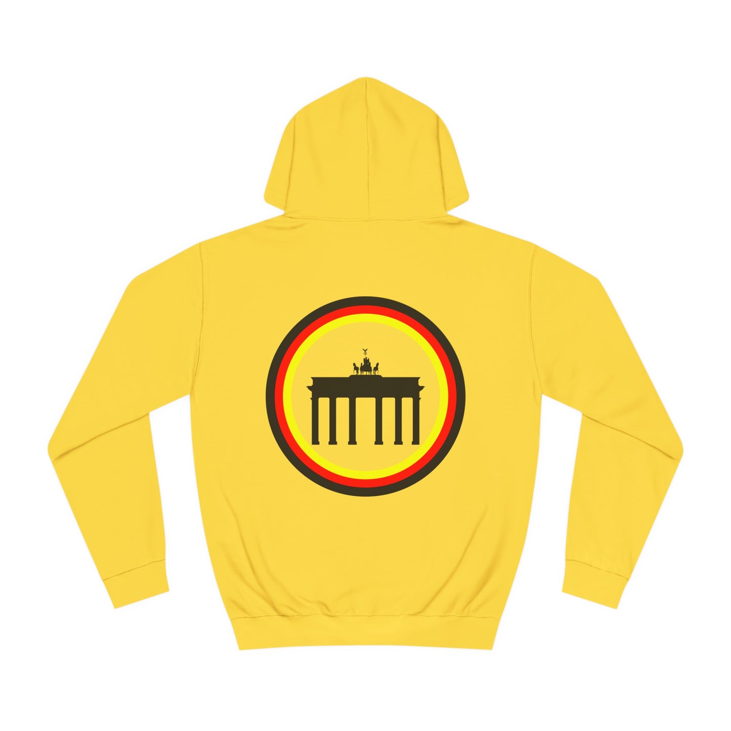 Brandenburger Tor auf Unisex-College-Hoodie, Kapuzenpullover,  beidseitig bedruckt