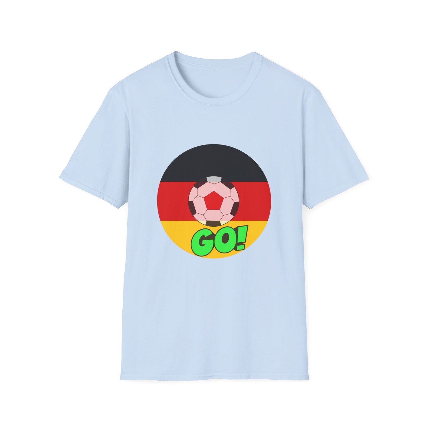 Siege für die deutsche Nationalmannschaft auf Unisex T-Shirts bedruckt - Go Germany!