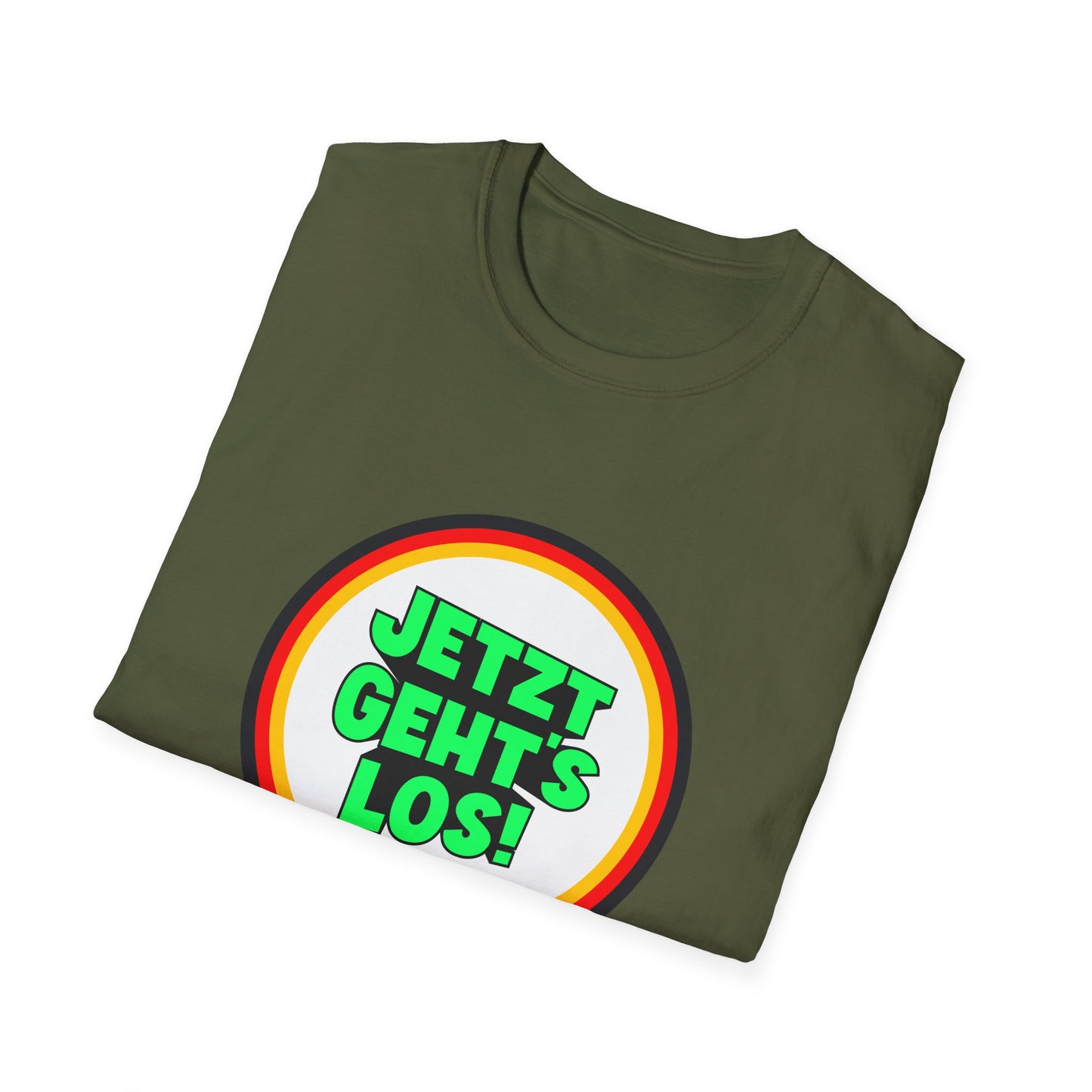 Jetzt geht's los! für die deutsche Nationalmannschaft auf Unisex T-Shirts