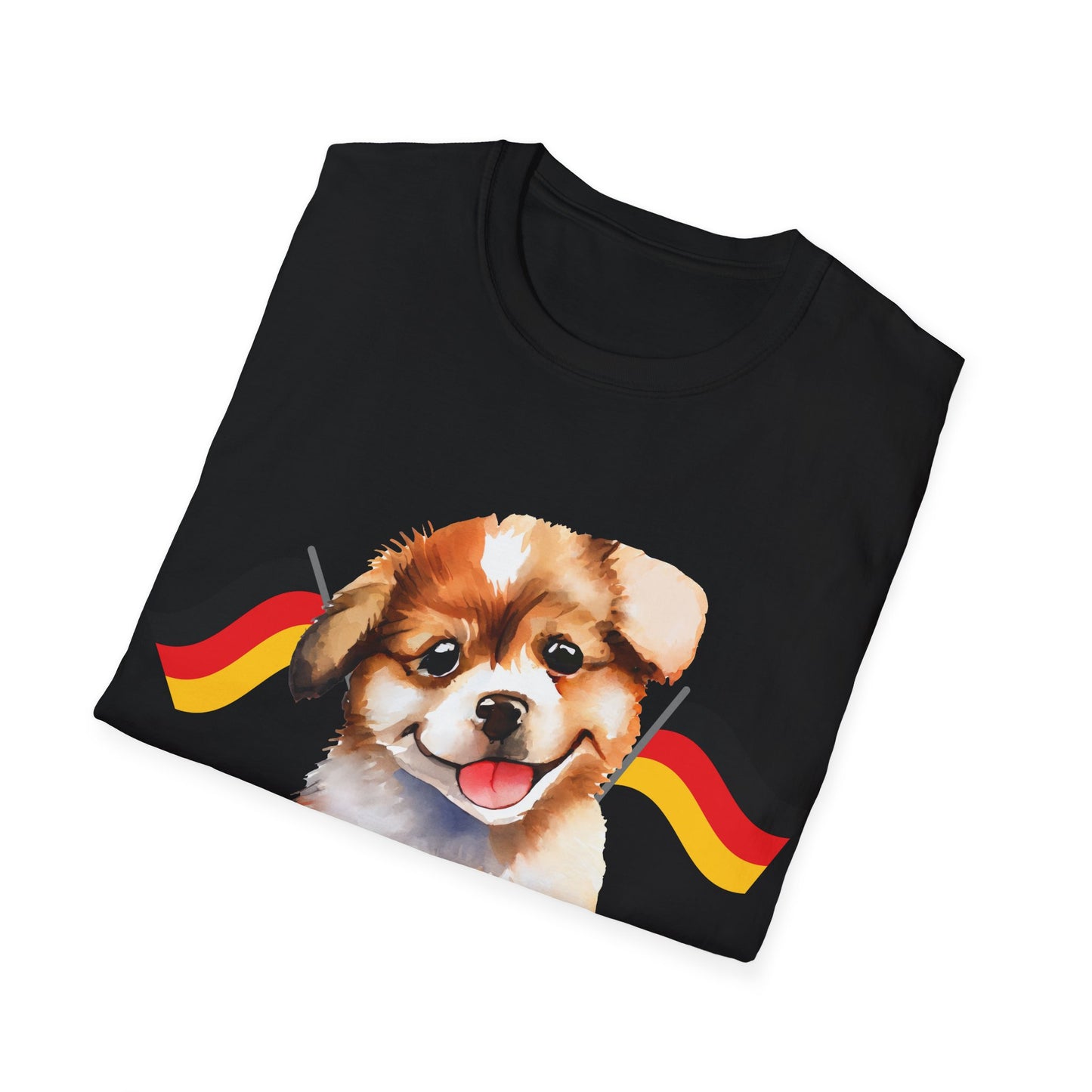 Deutsche Hunde für die Nationalmannschaft, Fußballfan T-Shirts, Flagge, Fanmotivtrikot, Fan Unisex T-Shirt, Tore, EM 2024, German soccer