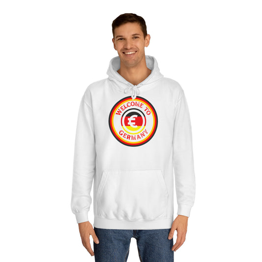 Willkommen in Deutschland, Welcome to Germany - auf hochwertige Unisex Hoodies tragen