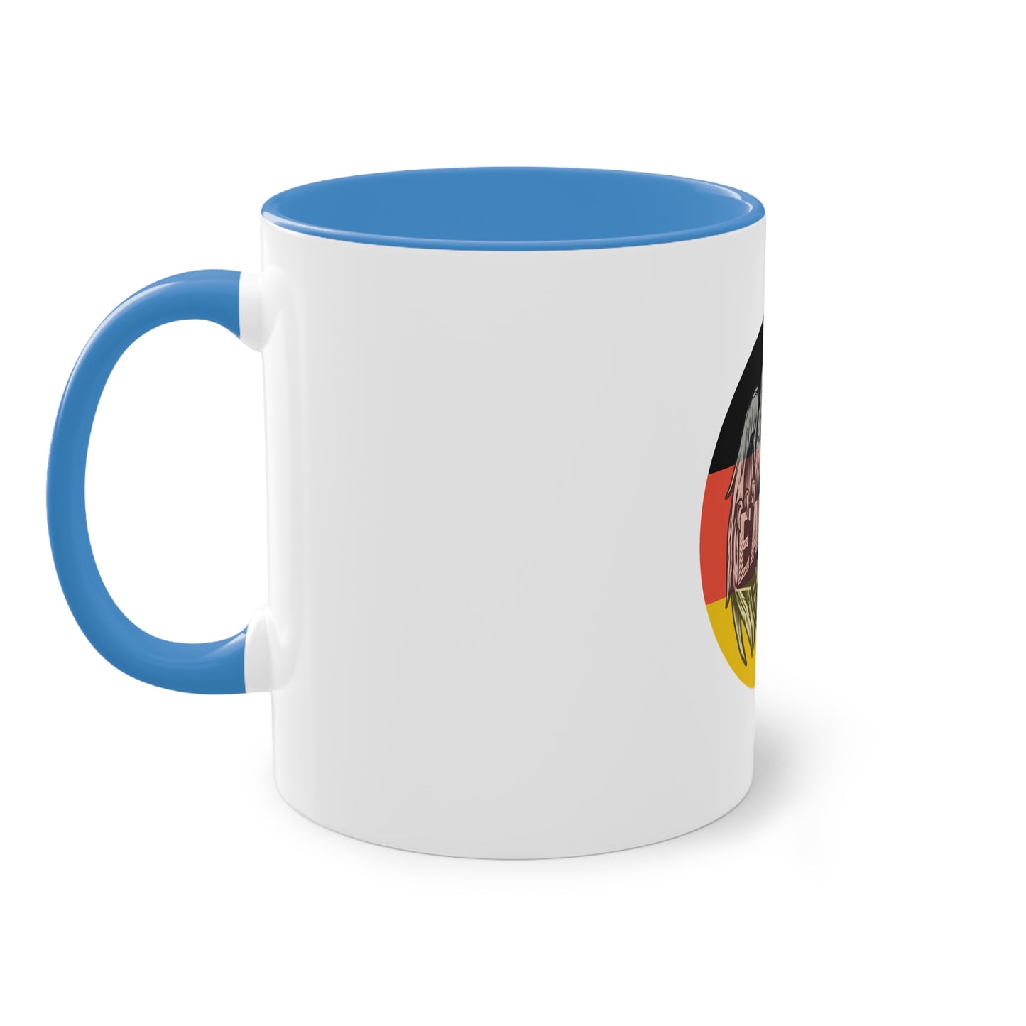 Majestätischer Adler auf Kaffeetassen – Kraft und Eleganz