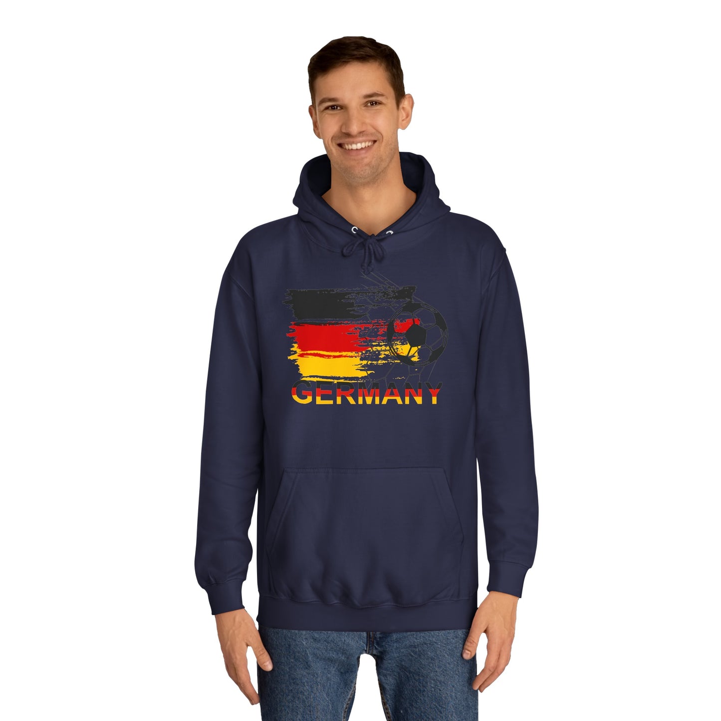 Deutsche Fußball Mannschaft Fan Unisex Hoodies - Beide Seiten gedruckt