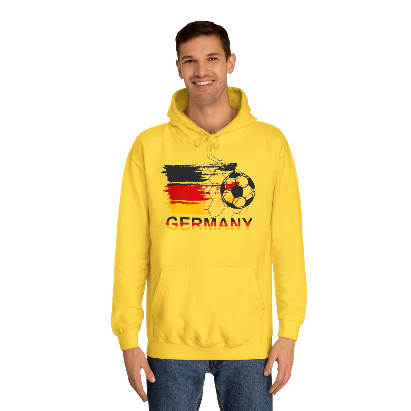 Deutsche Fußball Mannschaft Fan Unisex Hoodies - Beide Seiten gedruckt