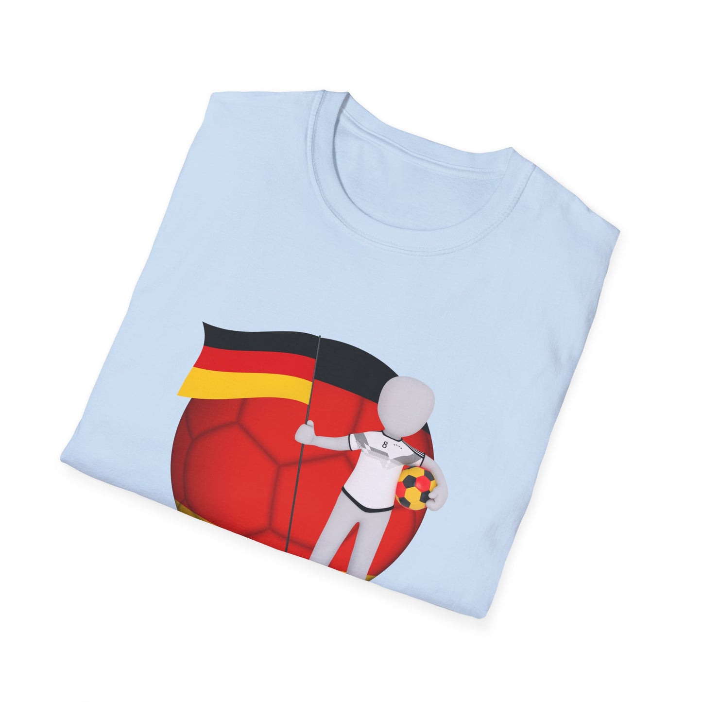 Beste Unisex T-Shirt-Motive für Fußballfans, Echte Fanbekleidung mit deutscher Fußballleidenschaft, Nationalmannschaft-Fantrikot,