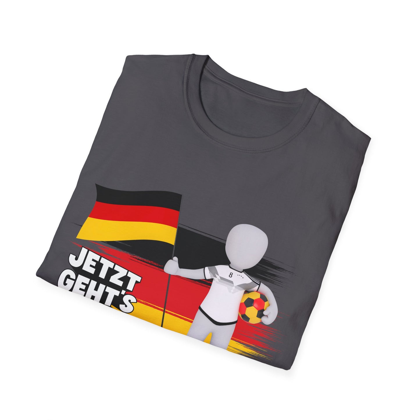 Einzigartige Unisex T-Shirt-Motive für Fußballfans, Echte Fanbekleidung mit deutscher Fußballleidenschaft, Nationalmannschaft-Fantrikot