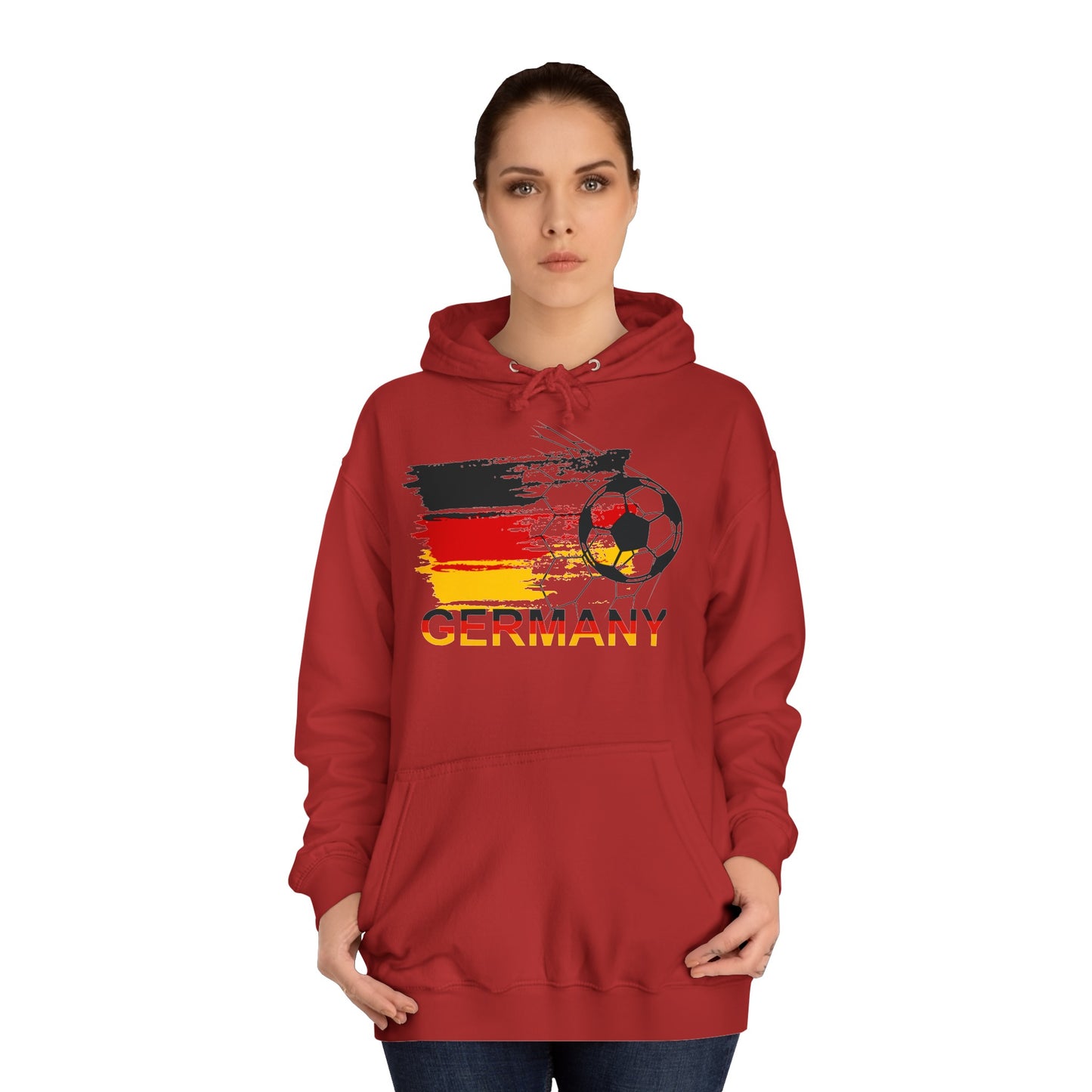 Deutsche Fußball Mannschaft Fan Unisex Hoodies - Beide Seiten gedruckt