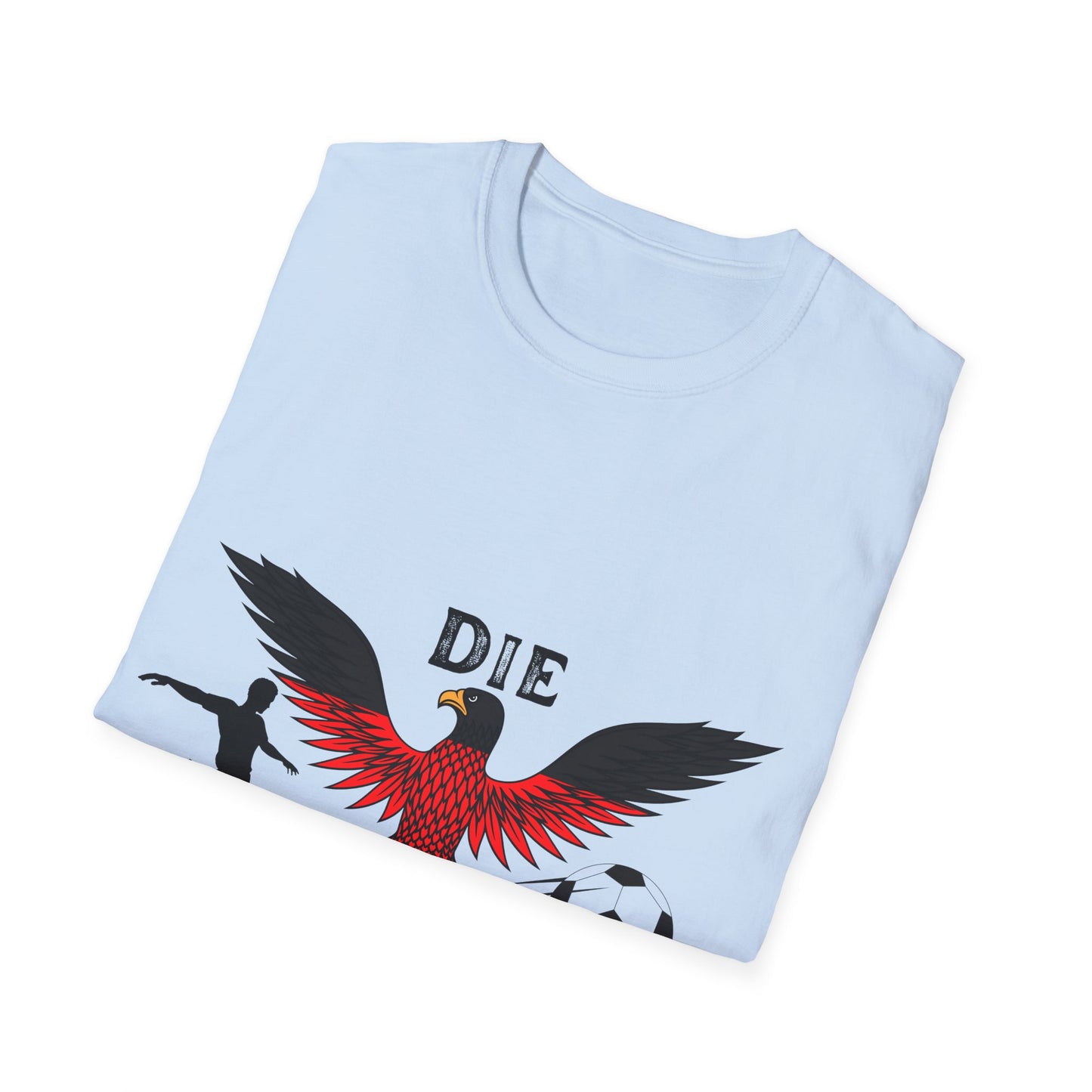 Die Mannschaft, Unisex T-Shirt mit Adler, Beste Qualität für alle Fußballfans