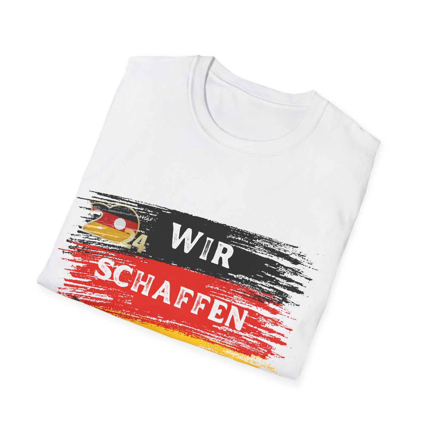 Fußballfan Unisex T-Shirt für alle fans, EM Deutschland 2024, Wir schaffen das!