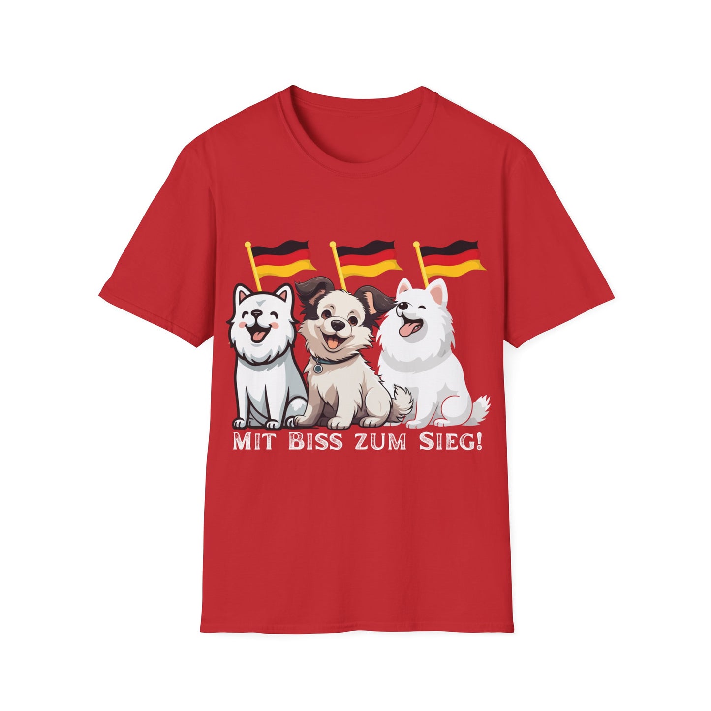 Deutsche Hunde für die Nationalmannschaft, Fußballfan T-Shirts, Flagge, Fanmotivtrikot, Fan Unisex T-Shirt, Tore, EM 2024, German Soccer