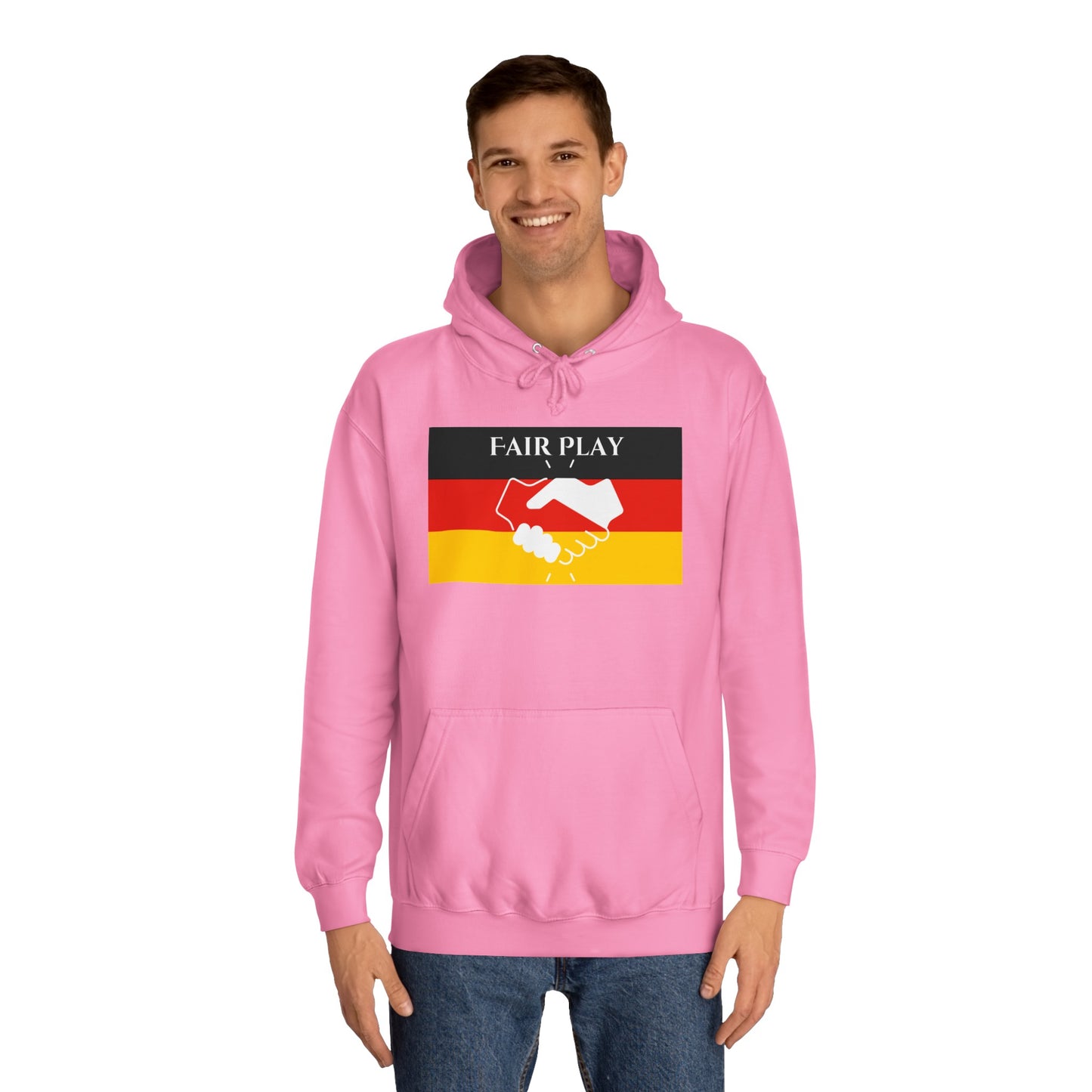 Hochwertige Hoodies - Fairplay für Deutschland - Beide Seiten gedruckt