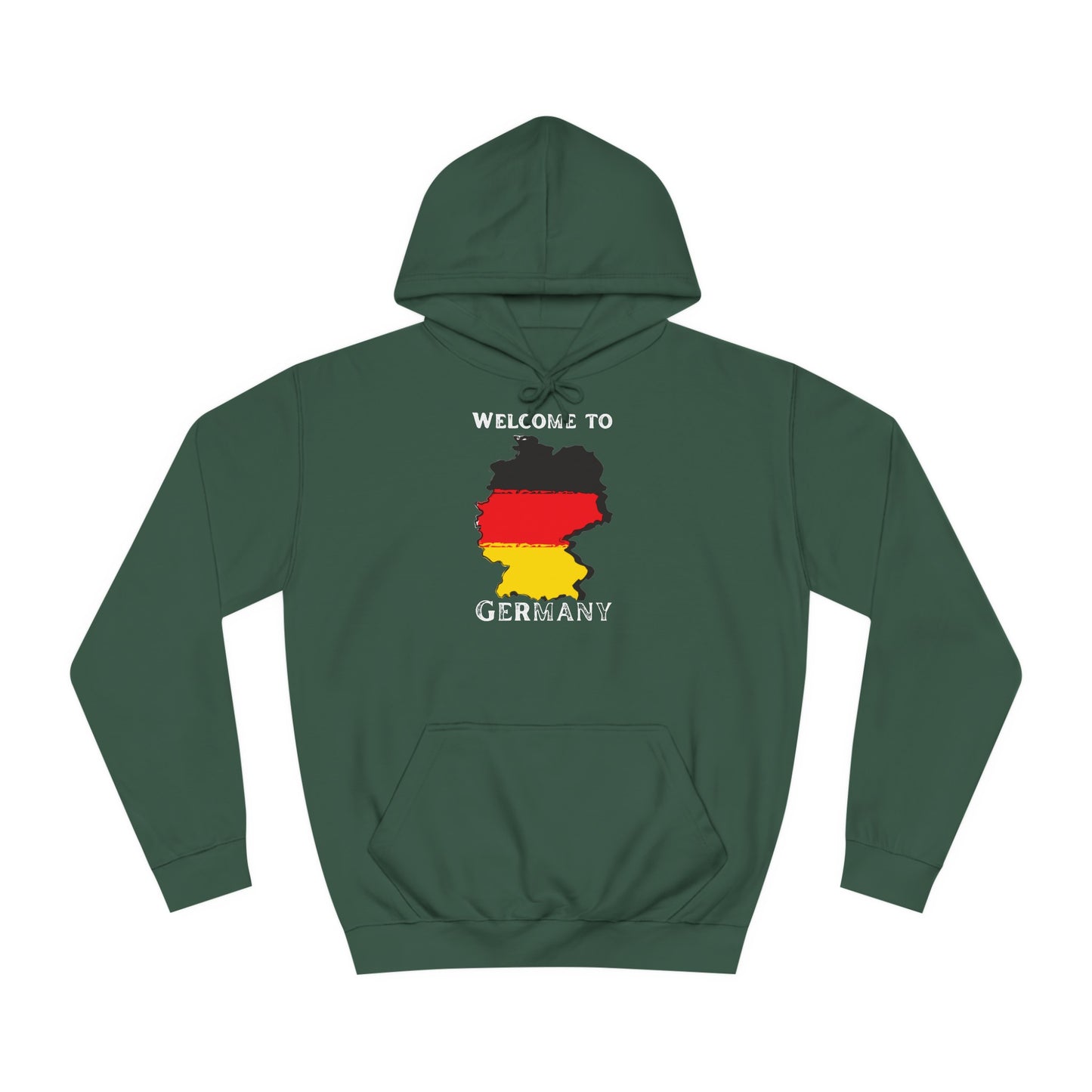 Welcome to Germany - Willkommen in Deutschland  -  Beidseitig bedruckt auf Unisex Hoodies